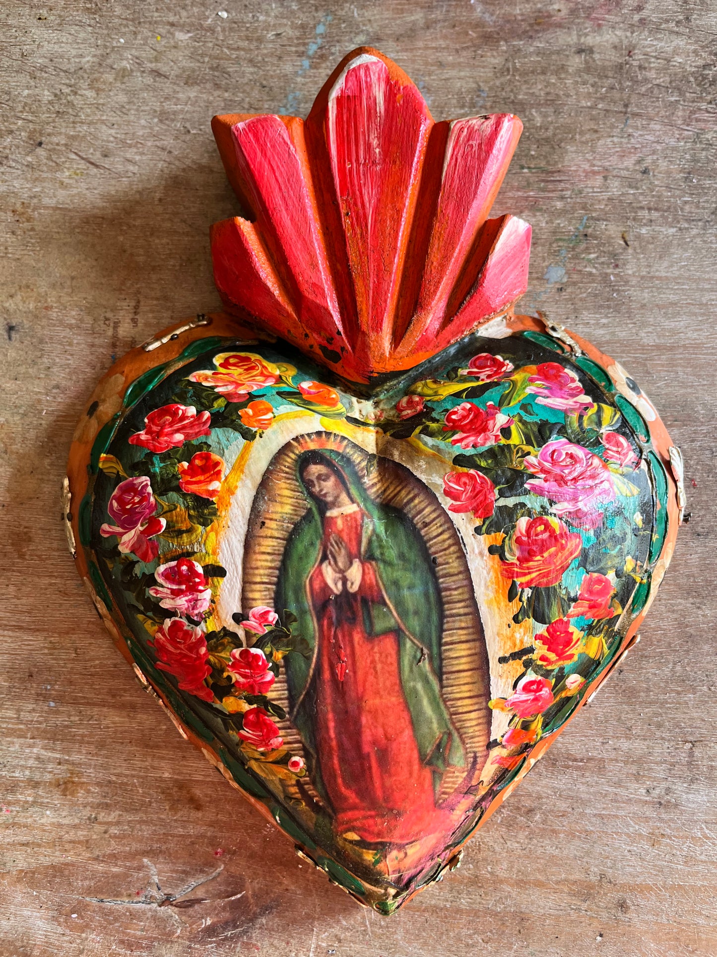 La Virgen De Guadalupe Sacred Heart