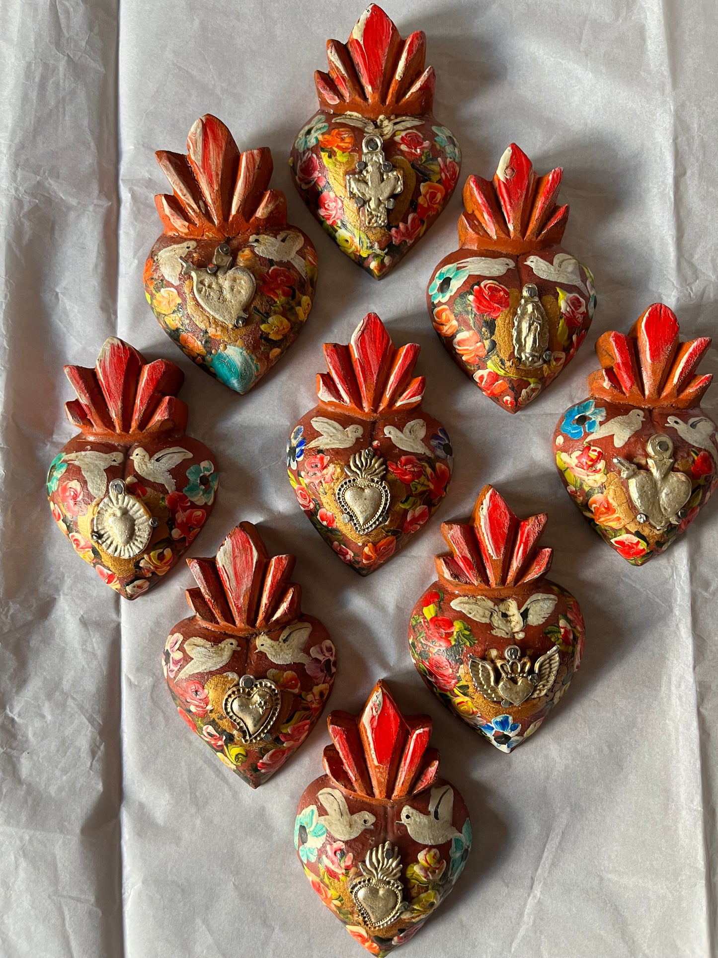 Rustic Paloma Mini Hearts