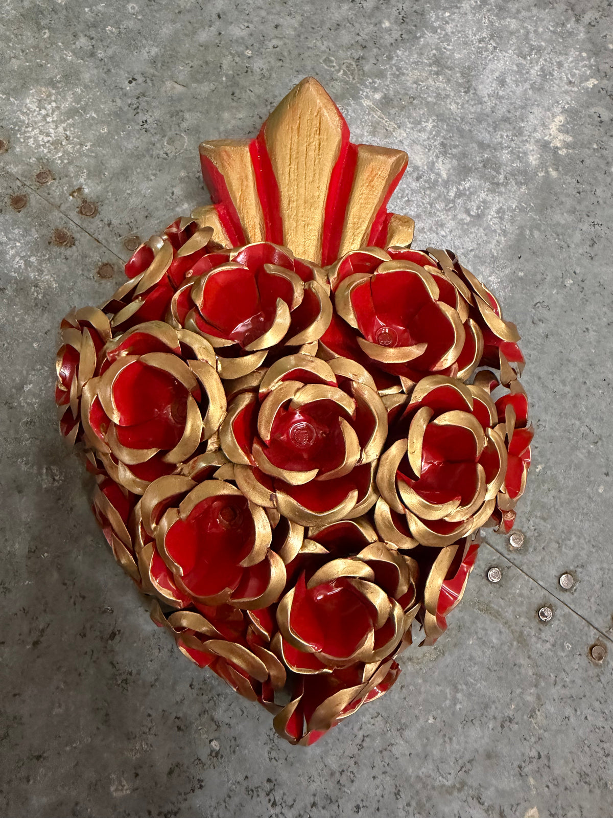 Rose Metal Corazon