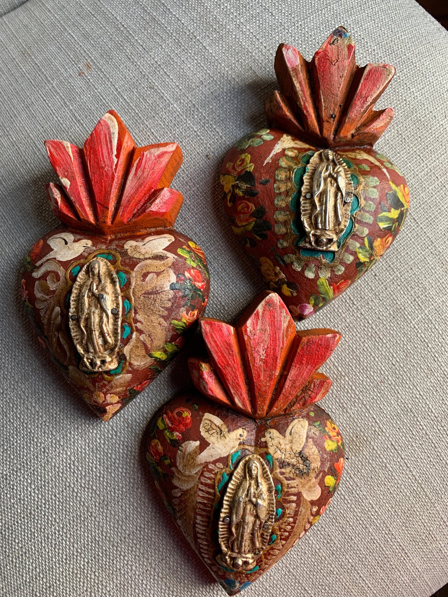 Virgen Guadalupe Heart