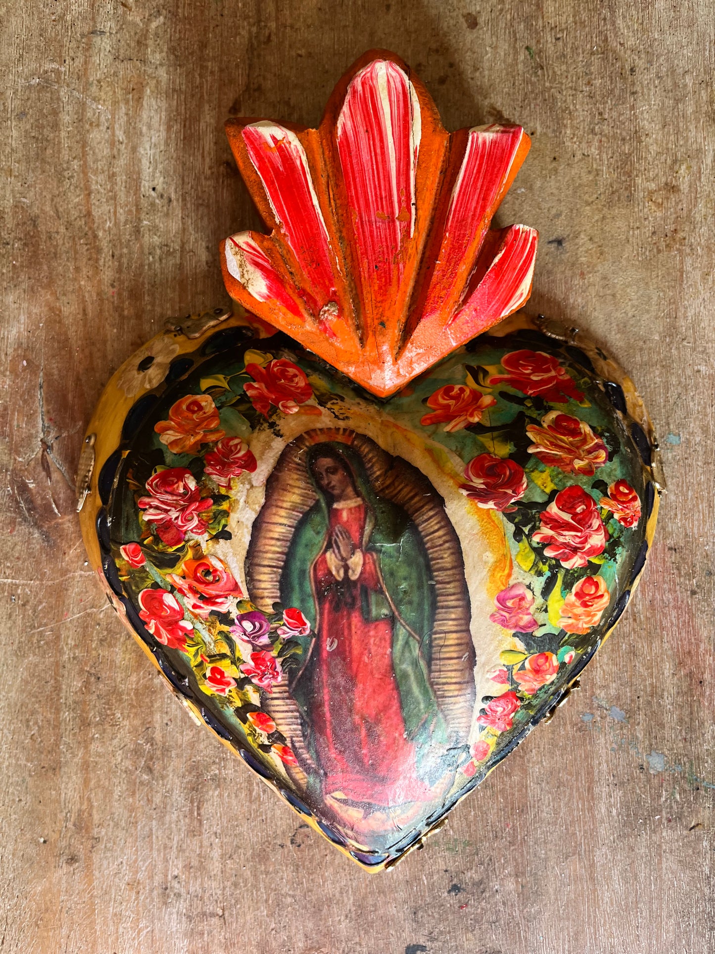 La Virgen De Guadalupe Sacred Heart