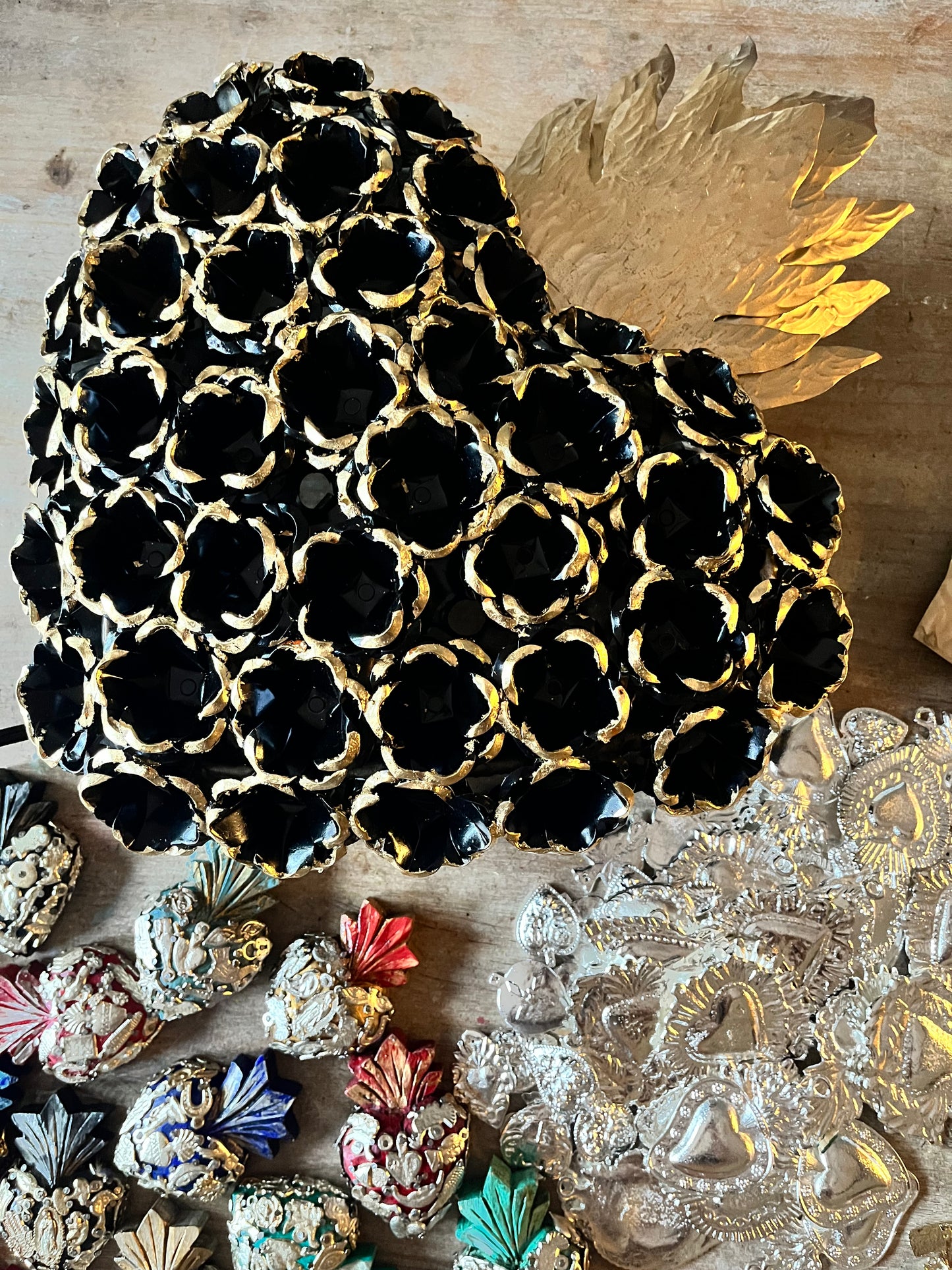 Sacred Heart Wall Lamp Mexico