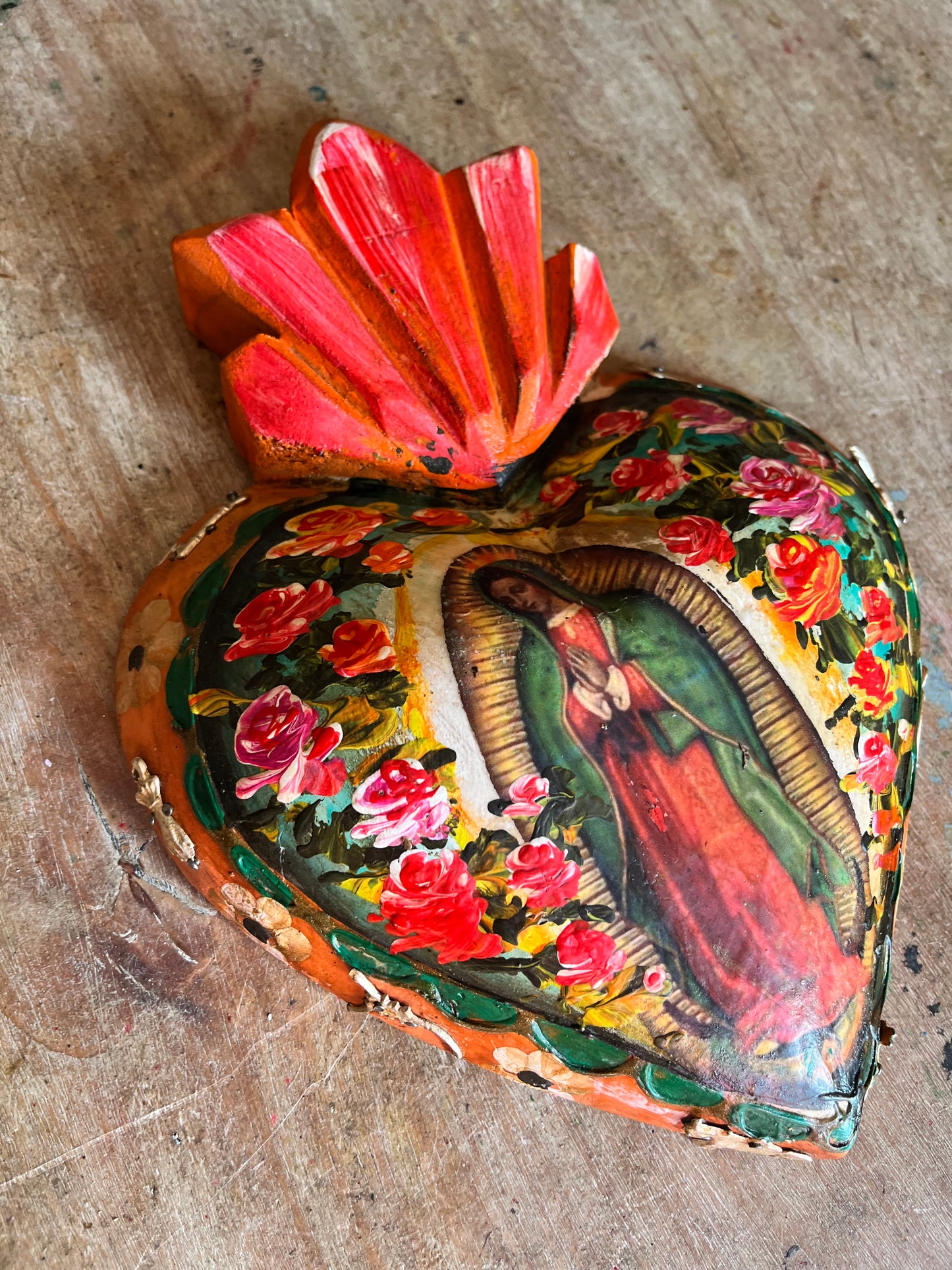 La Virgen De Guadalupe Sacred Heart