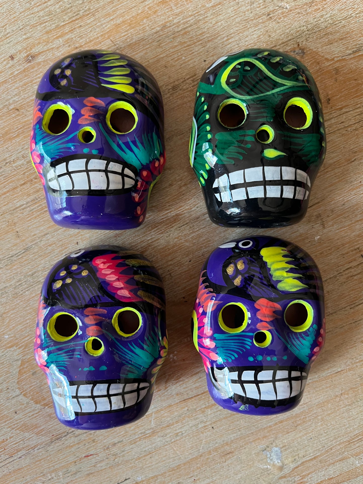 Calavera Ceramic Magnet Skulls