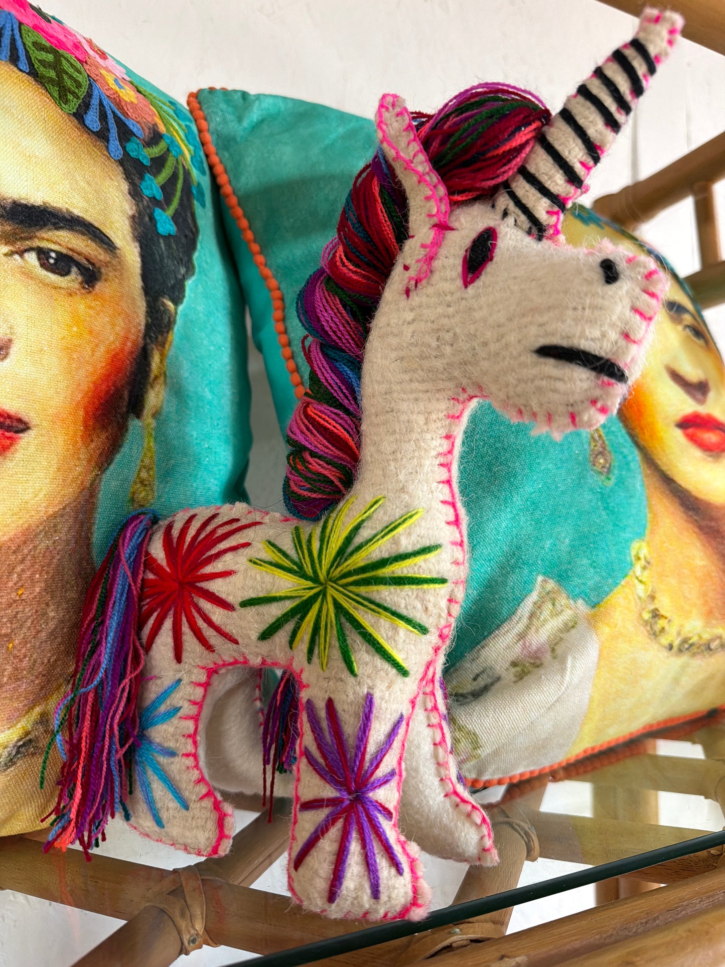 Unicorn Embroidered Plushie
