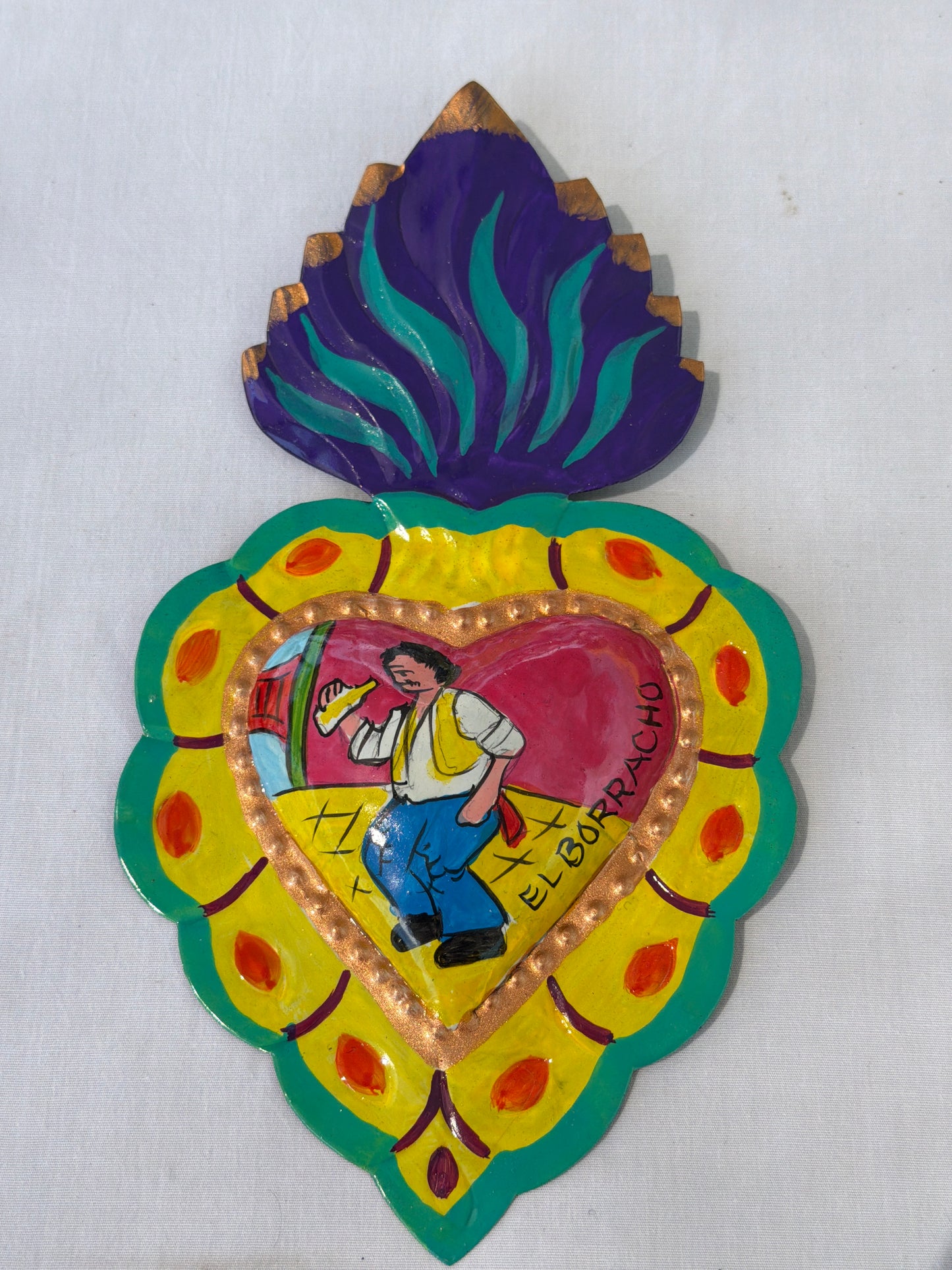 Lotería Sacred Heart - Metal