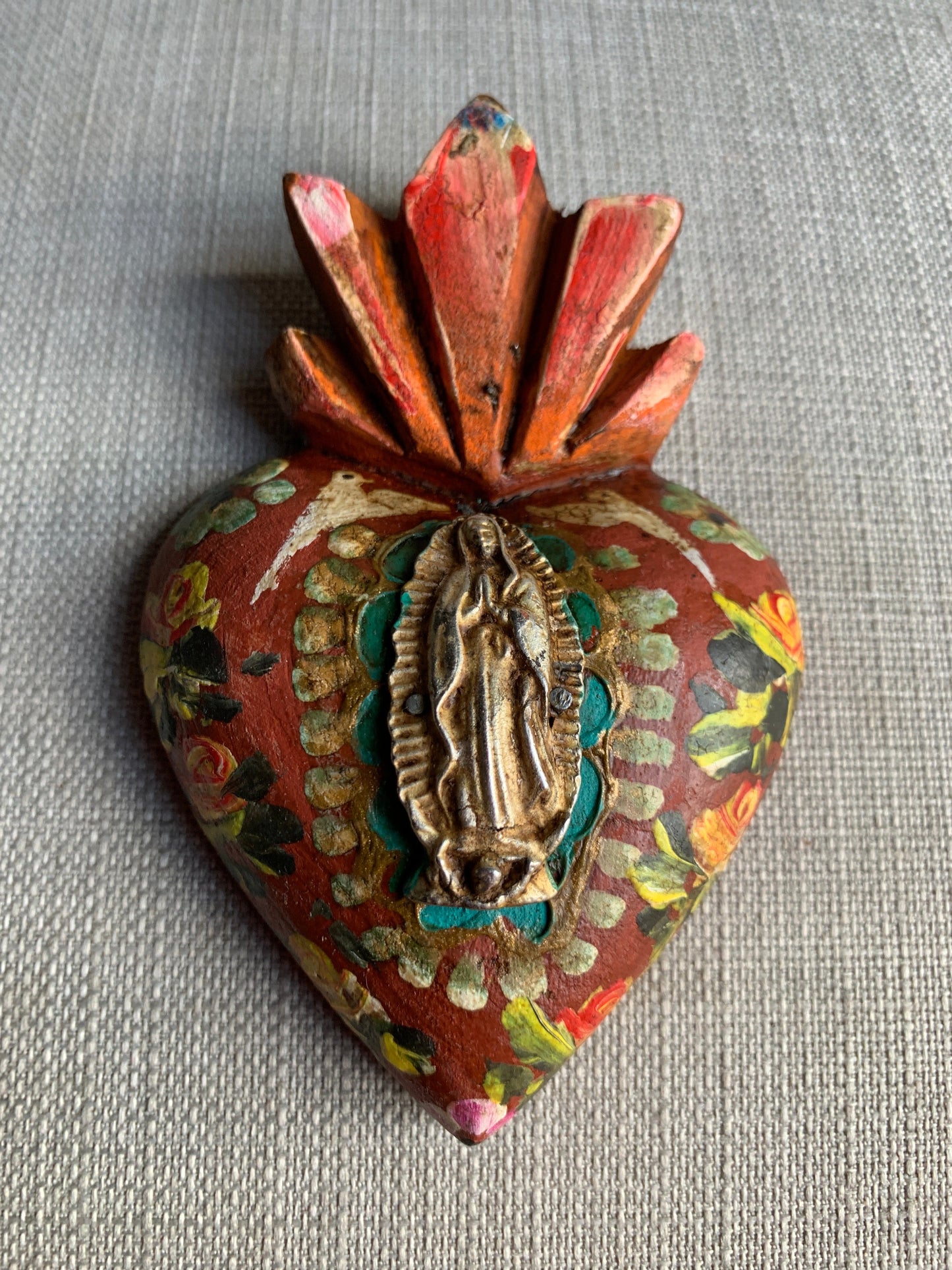 Virgen Guadalupe Heart
