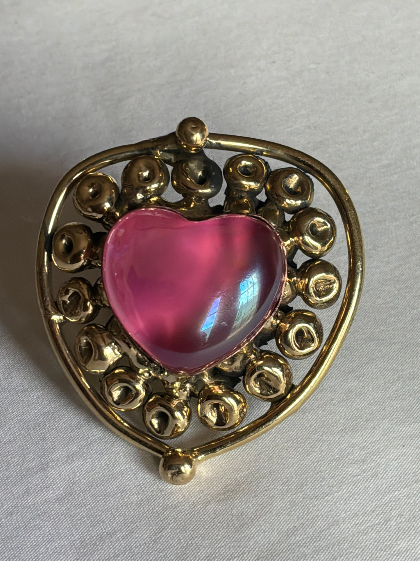 Sun Burst Pink Pendent Necklace - San Miguel de Allende