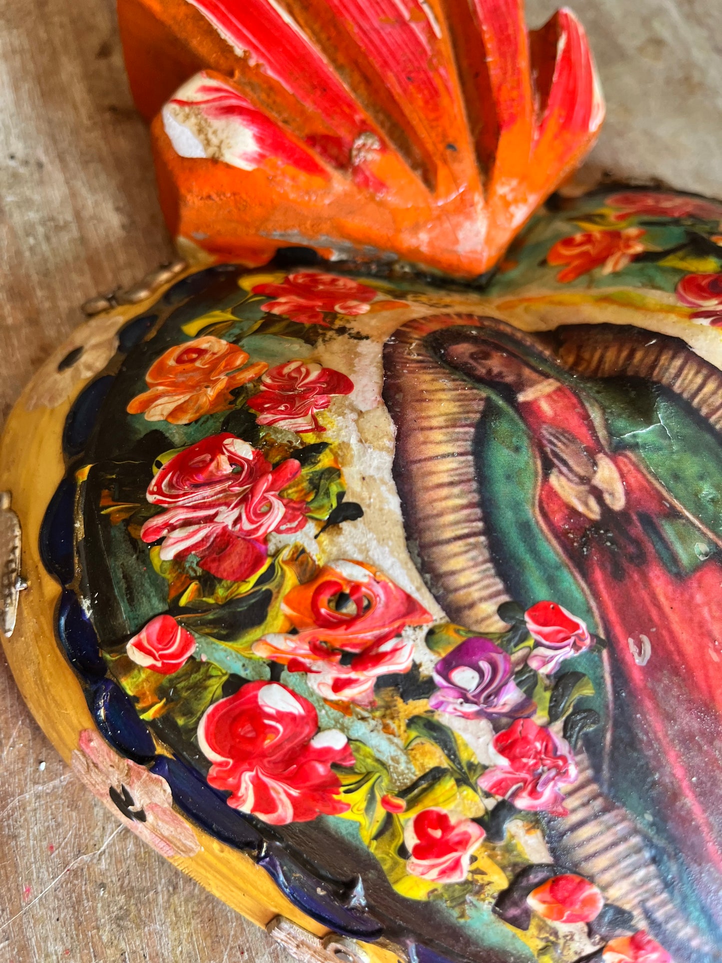 La Virgen De Guadalupe Sacred Heart
