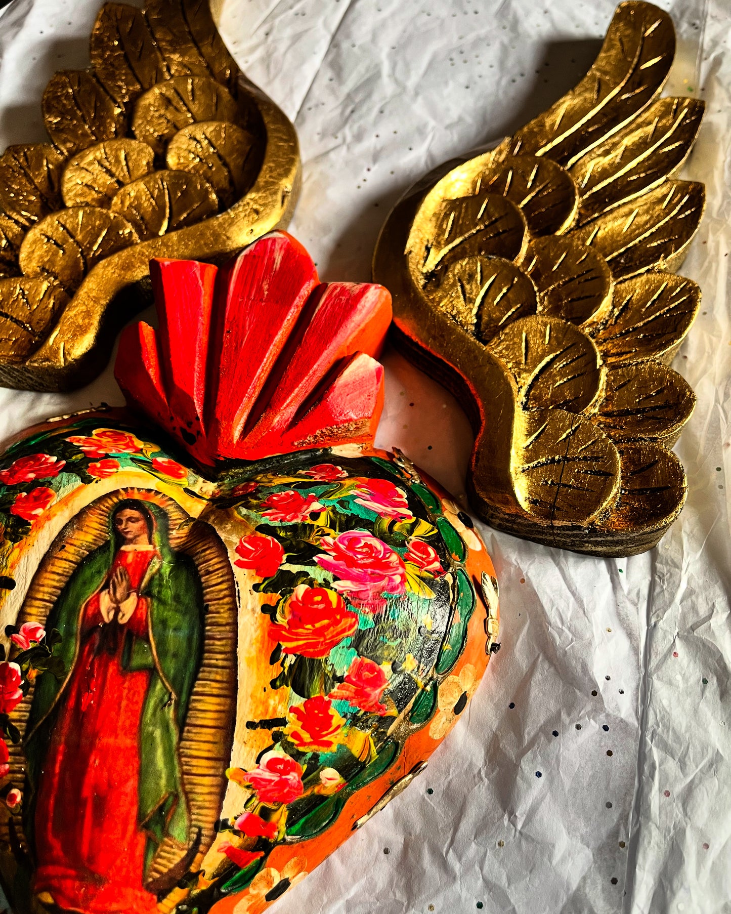 La Virgen De Guadalupe Sacred Heart