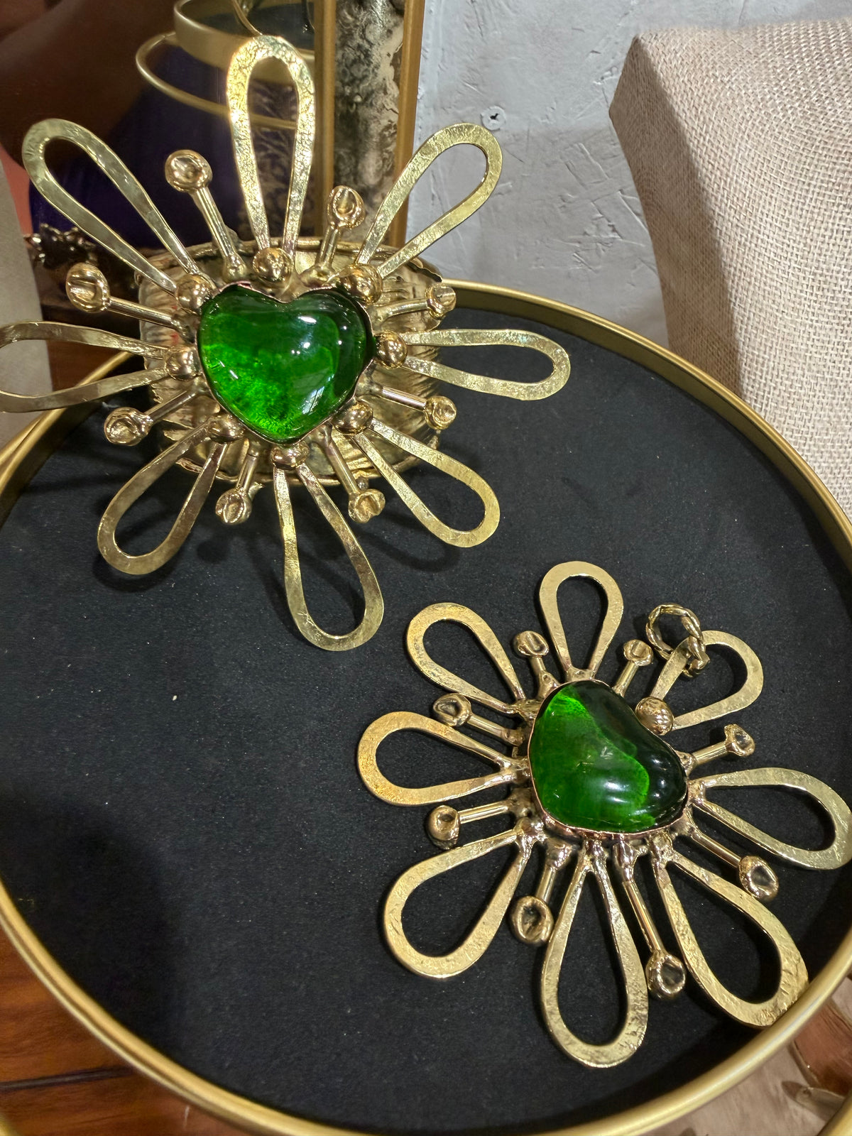NEW Green Sacred Heart Flower Collection