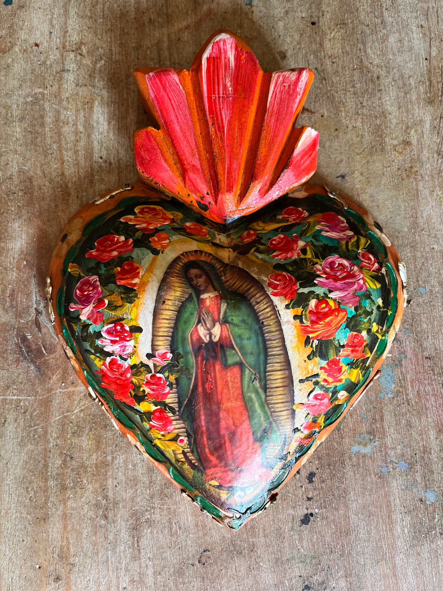 La Virgen De Guadalupe Sacred Heart