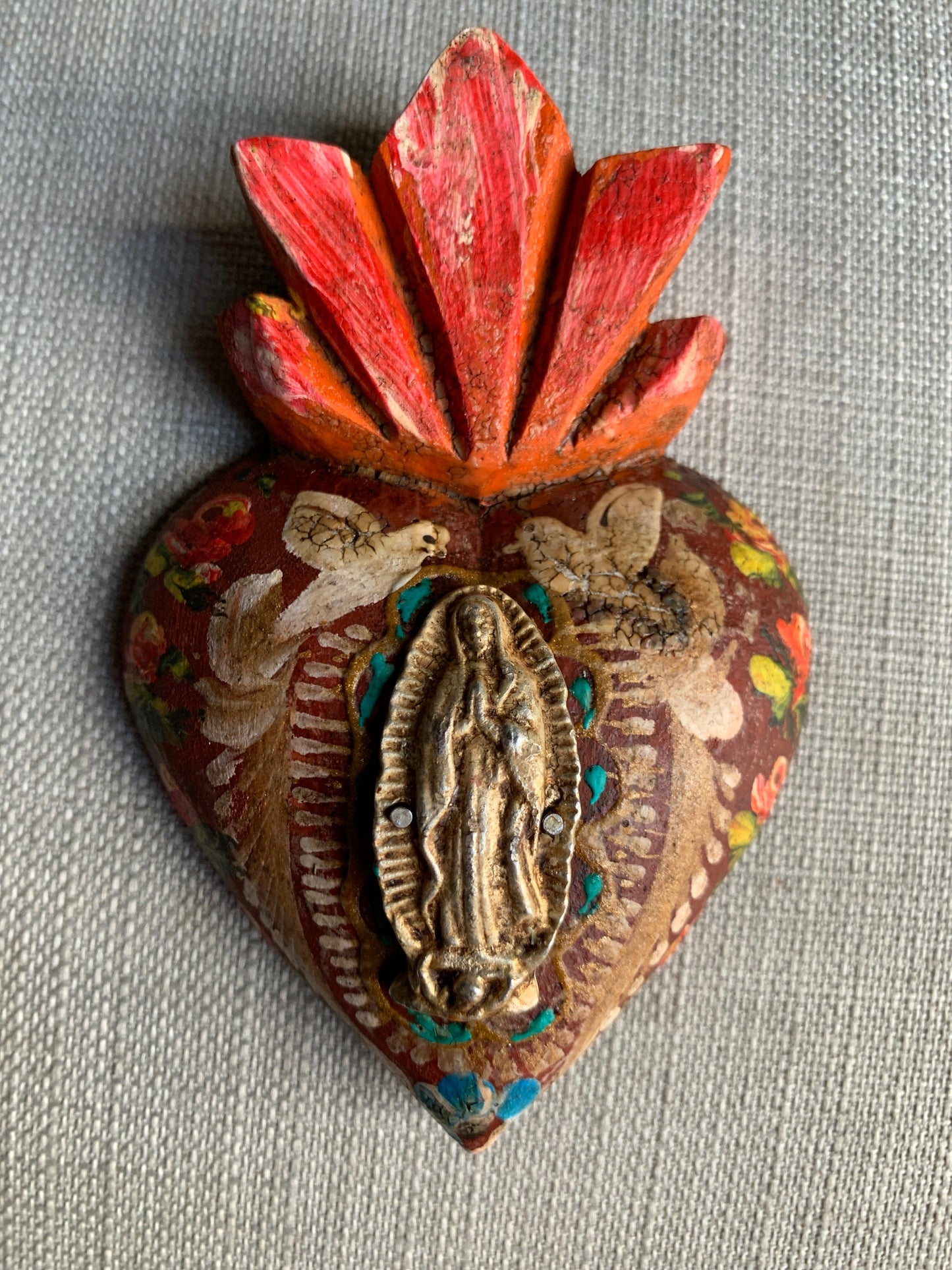 Virgen Guadalupe Heart