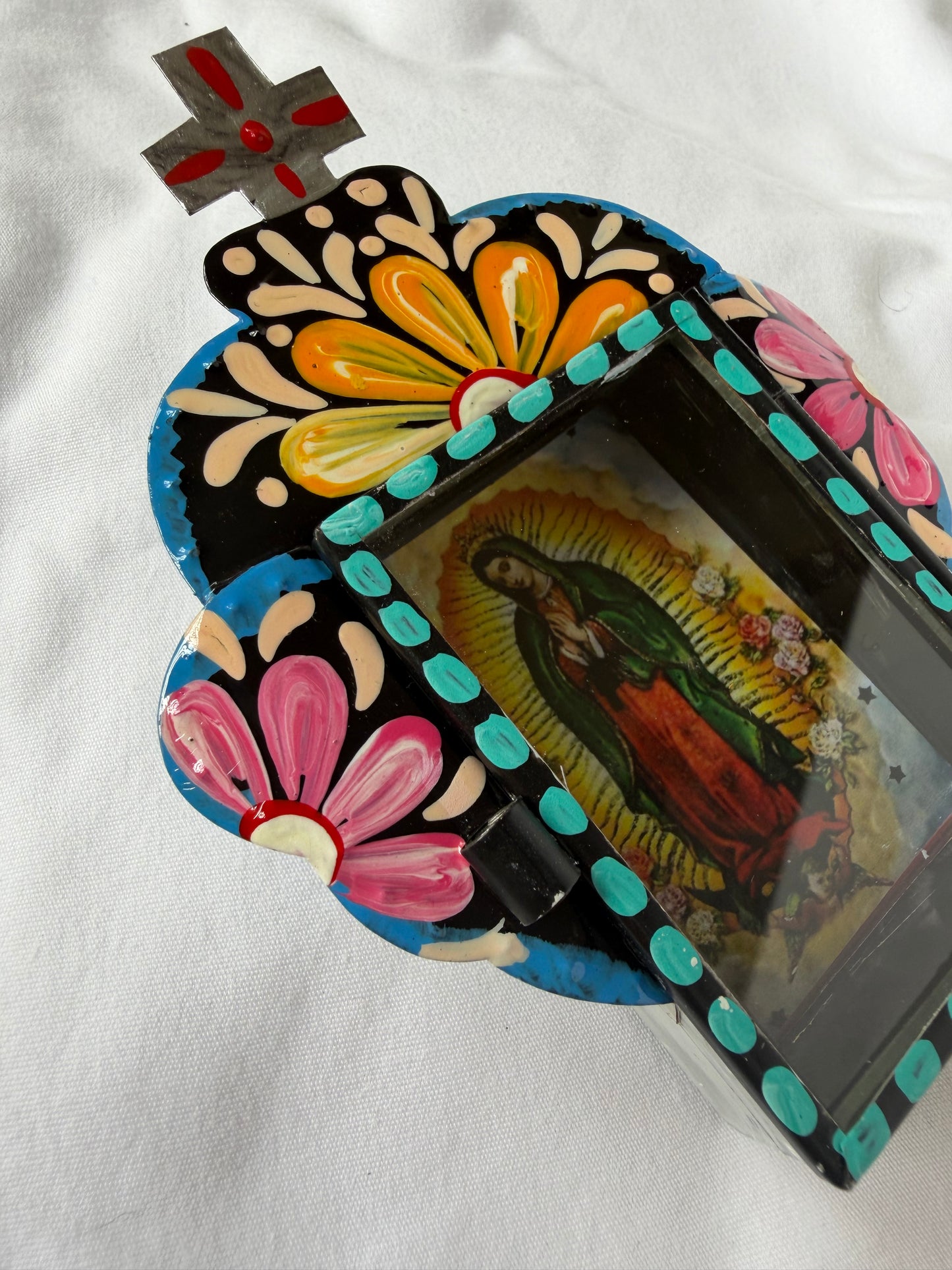 Nicho Shadowbox Hand Painted - Tin Hand-painted