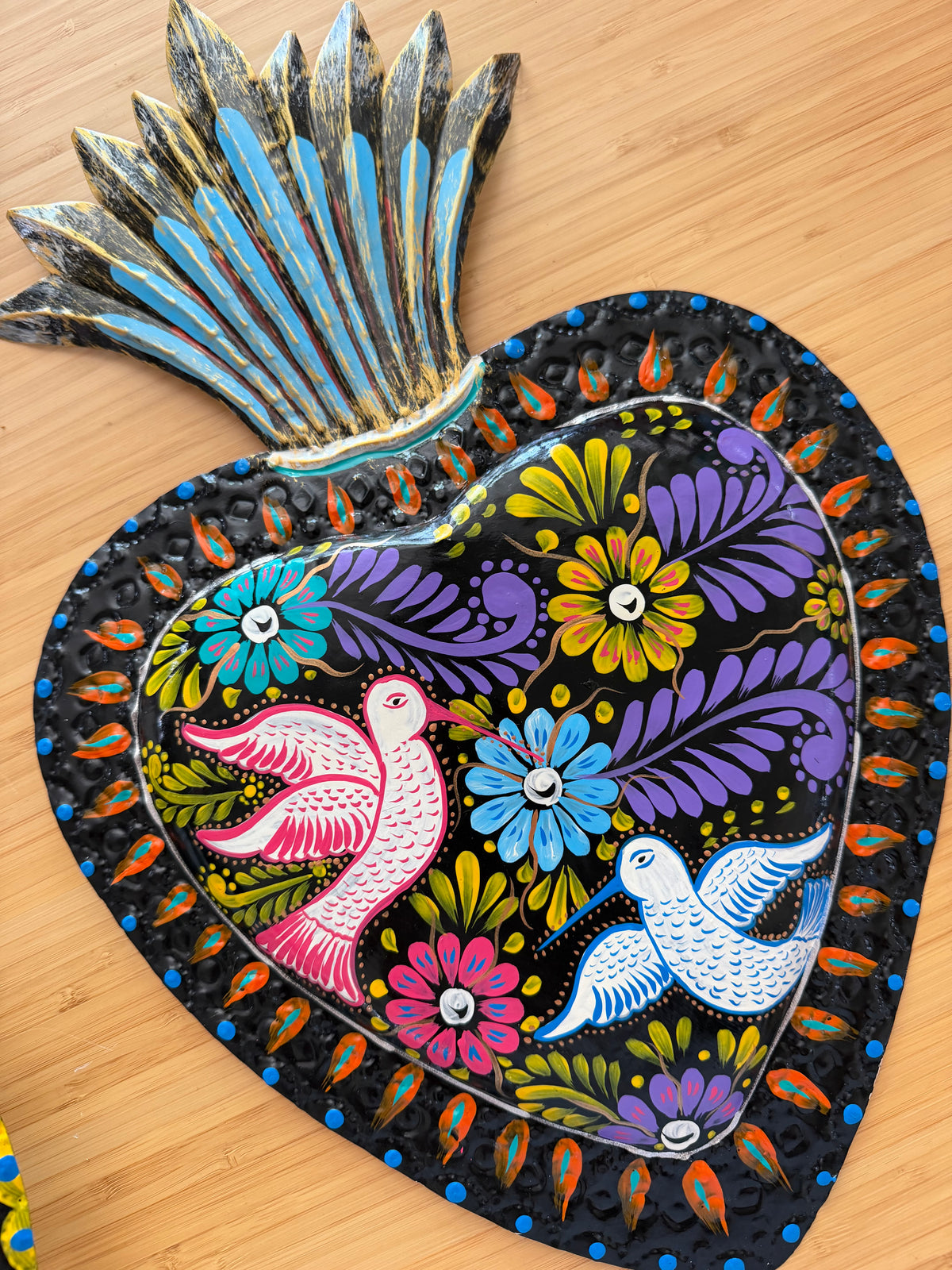 Corazón Hand Painted Mediano