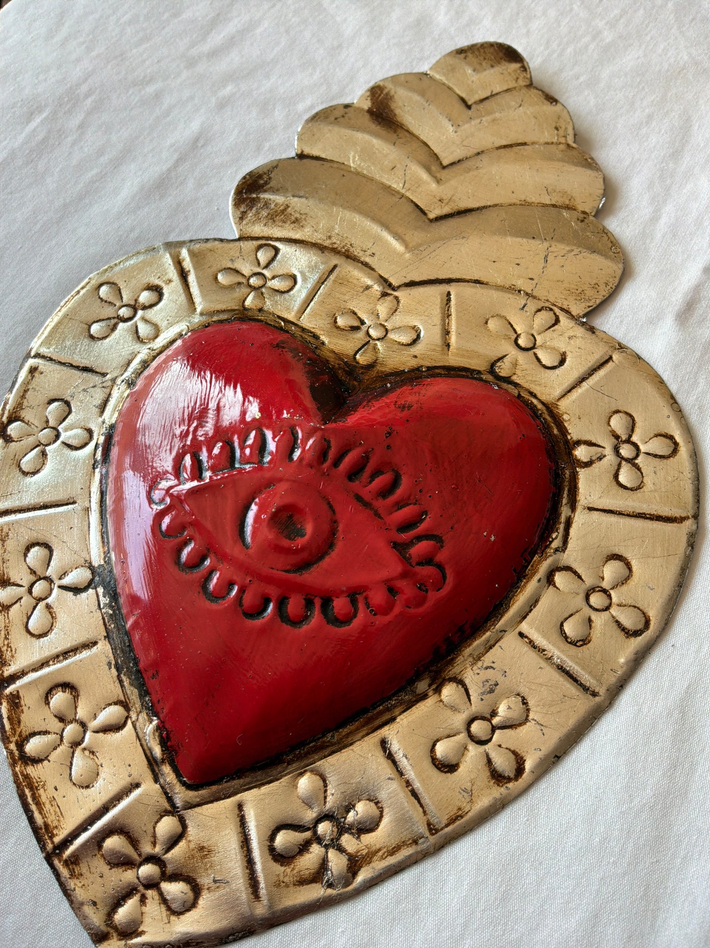 Gold Ojo Sacred Heart
