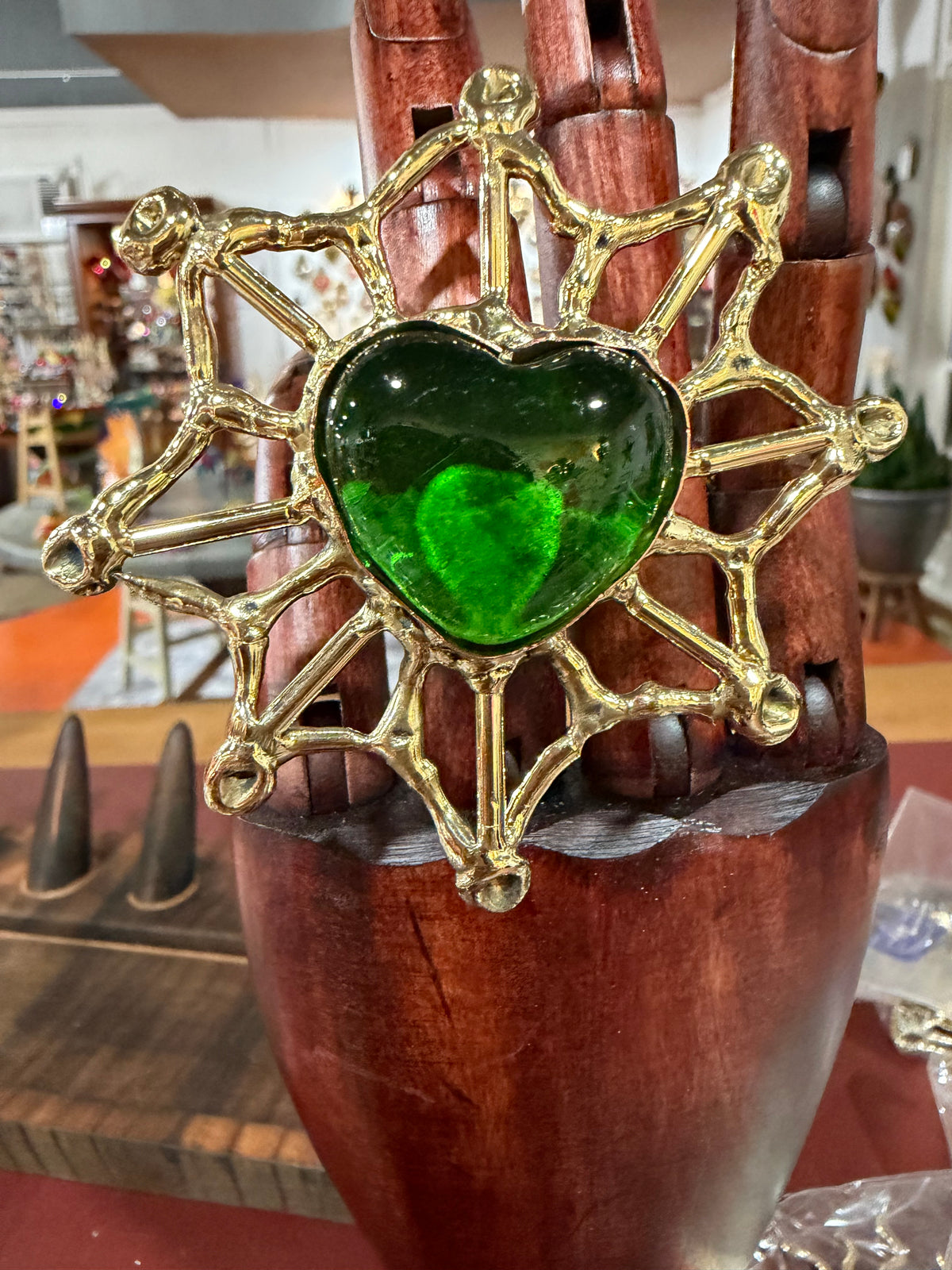 New Arrival- Sunburst Sacred Heart Rings