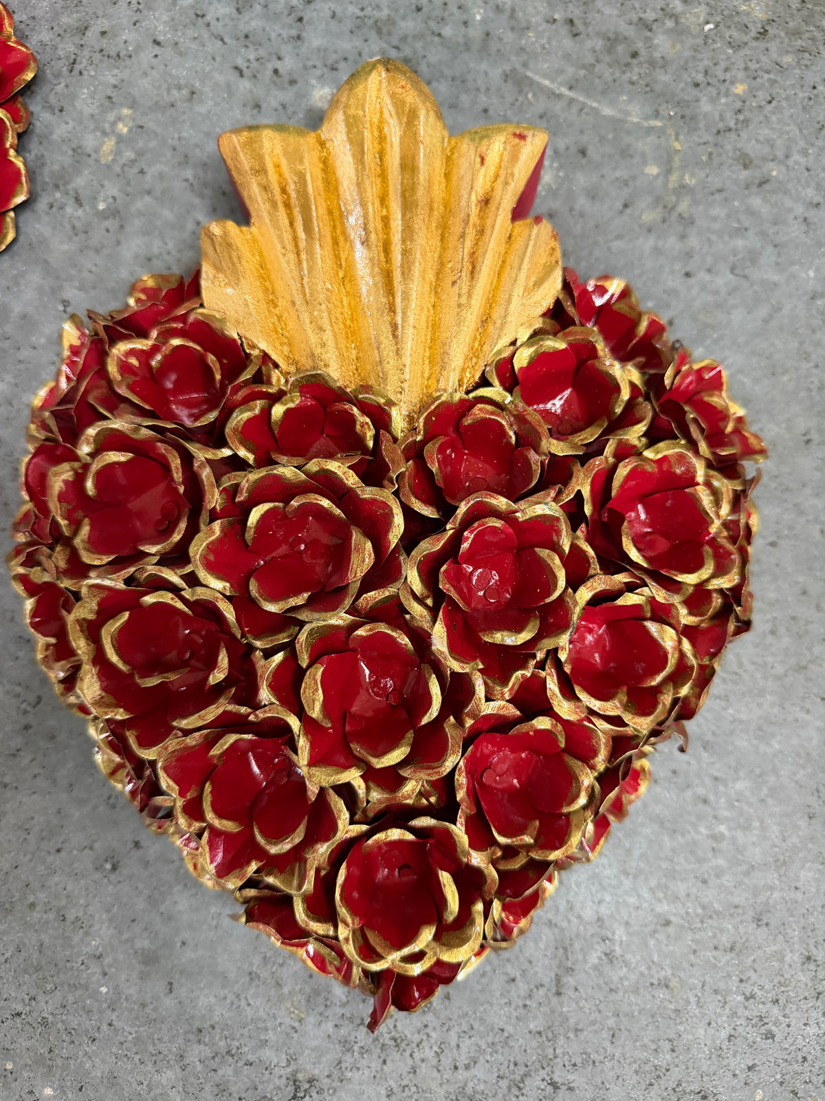 Rose Metal Corazon