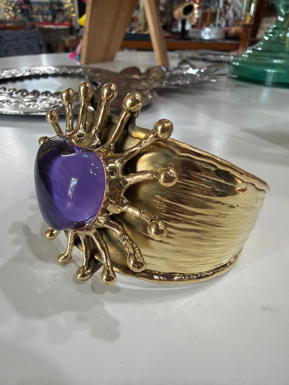 New Purple Sacred Heart Cuff