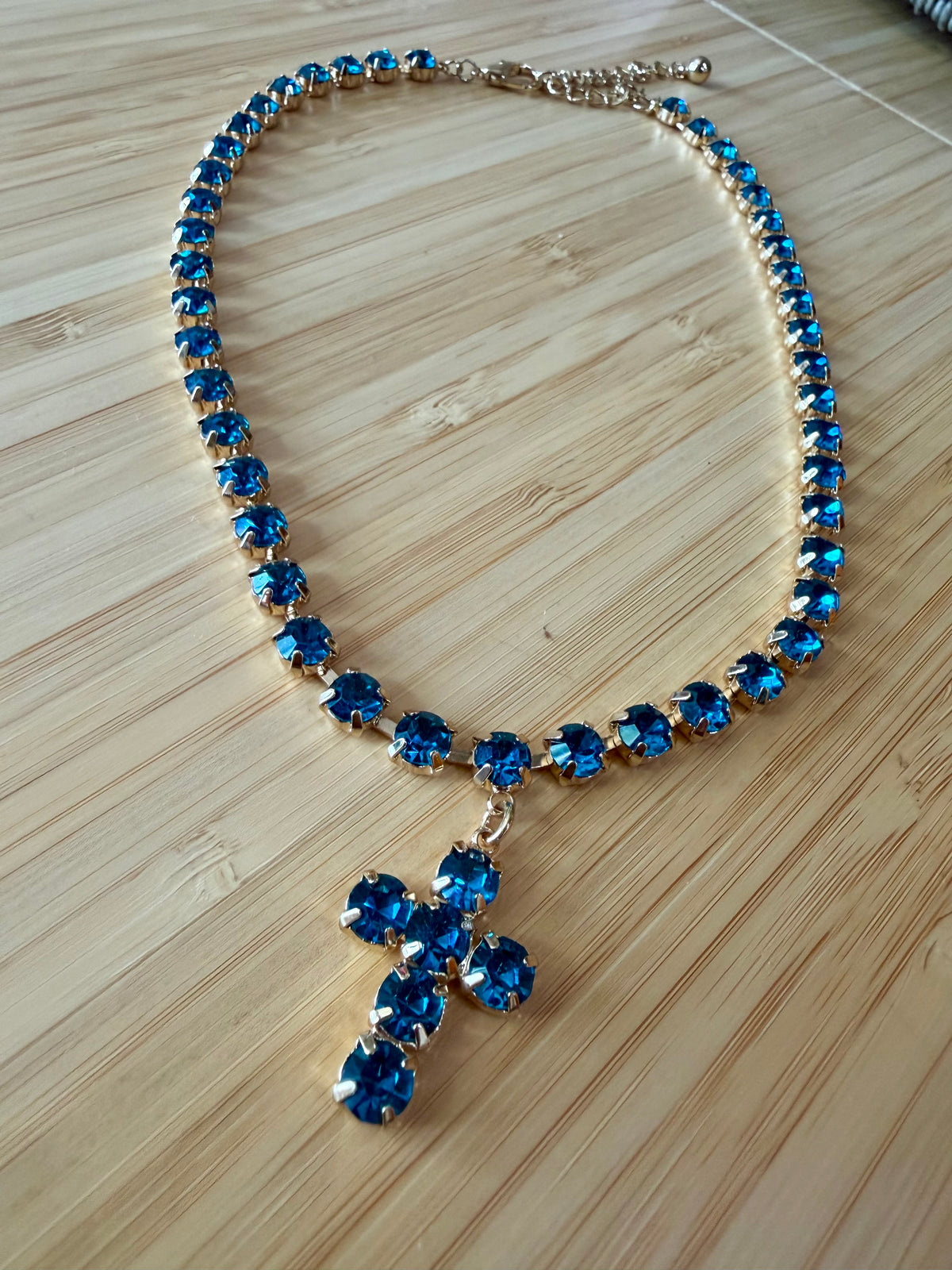Bling Bling Blue Rosary
