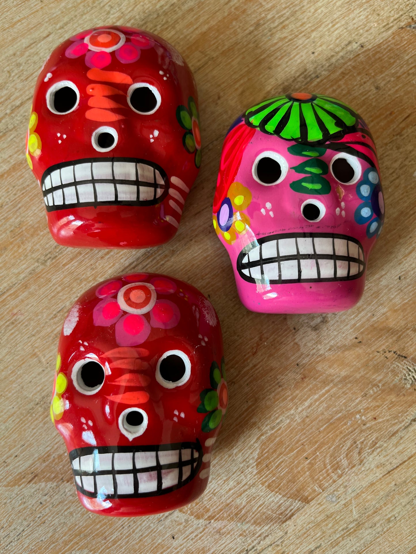 Calavera Ceramic Magnet Skulls