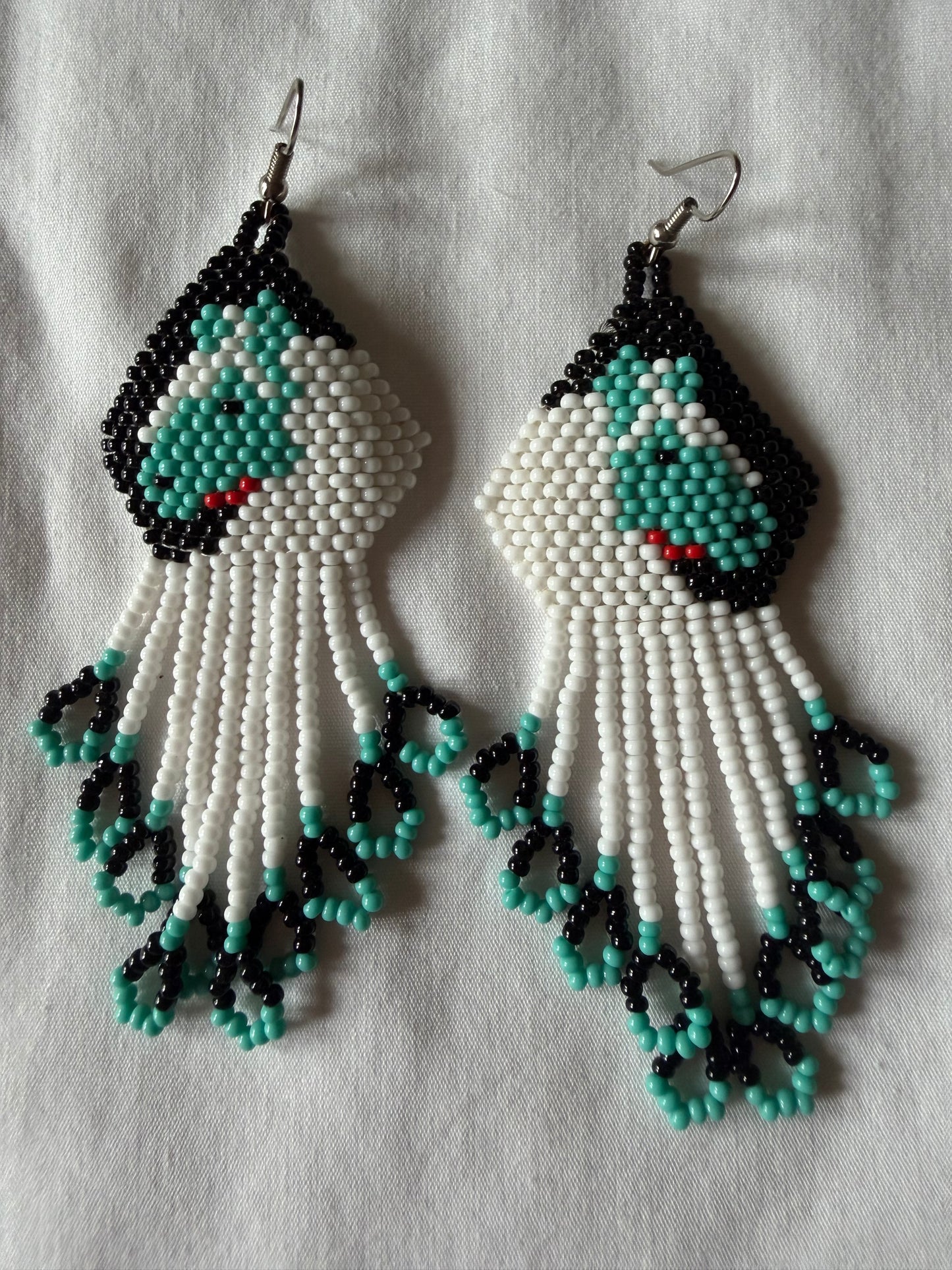 Horse Beaded Earrings