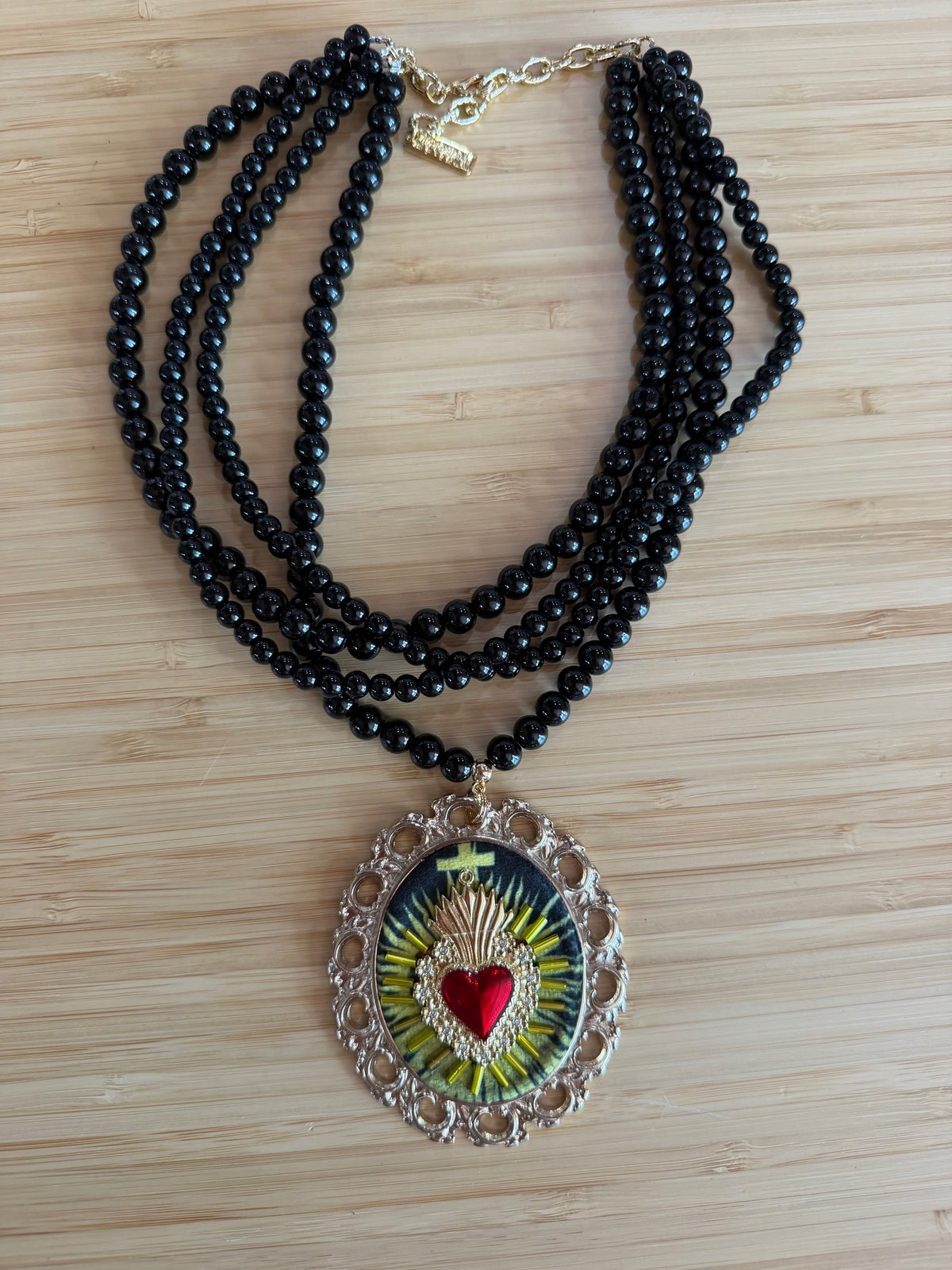 Preorder - Sacred Heart Multi-Strand Necklace