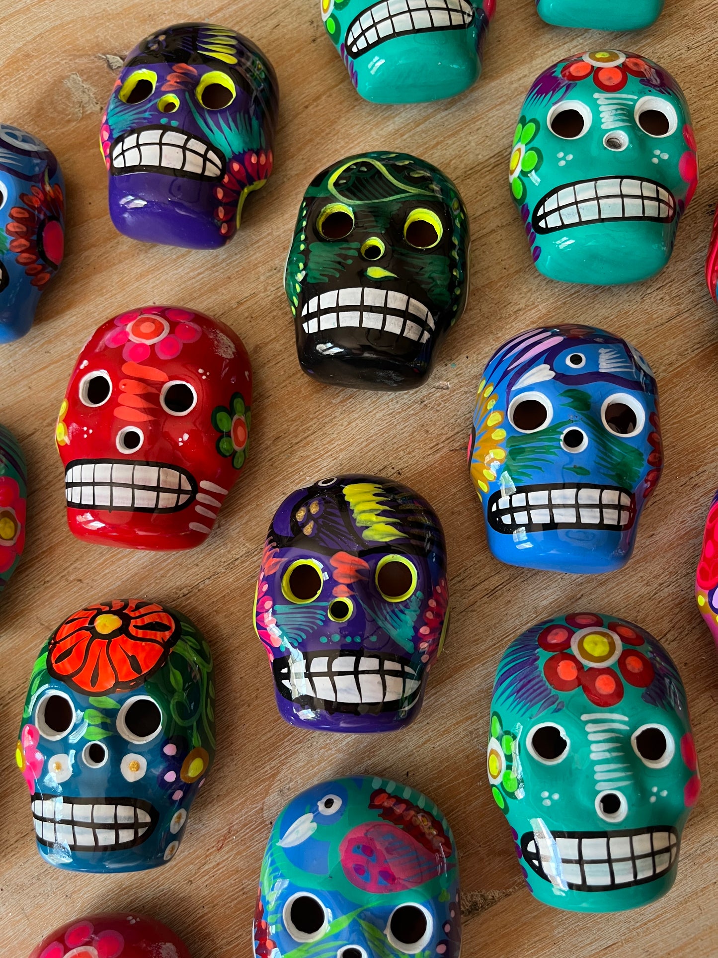 Calavera Ceramic Magnet Skulls