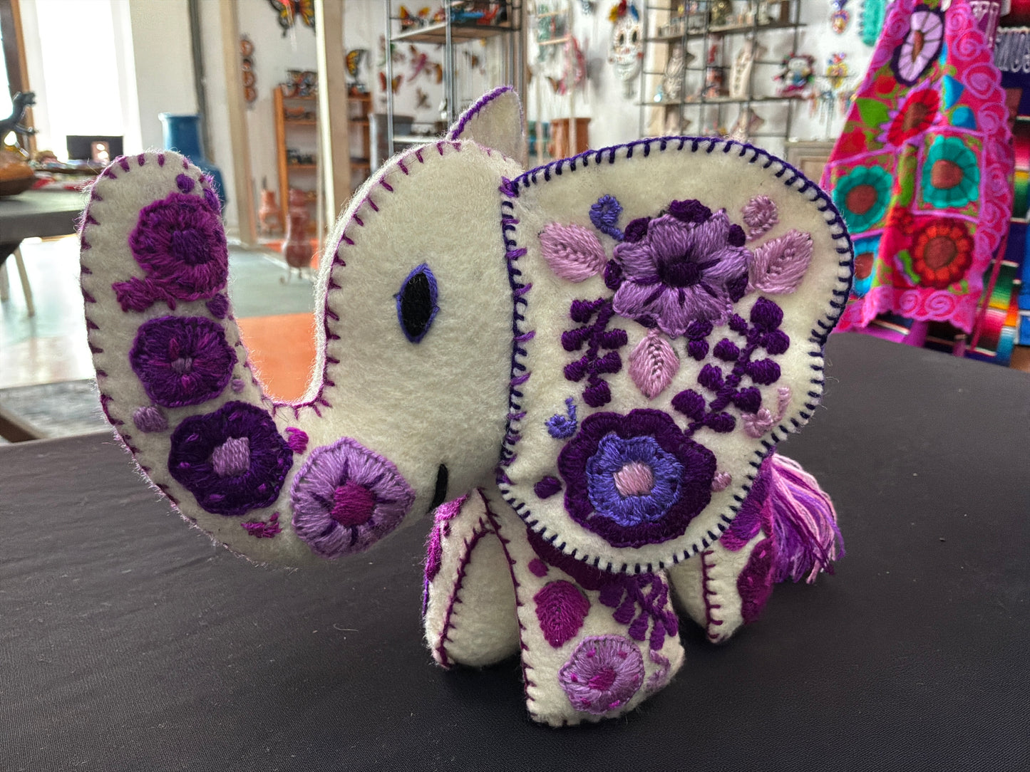 Embroidery Elephant Plushie