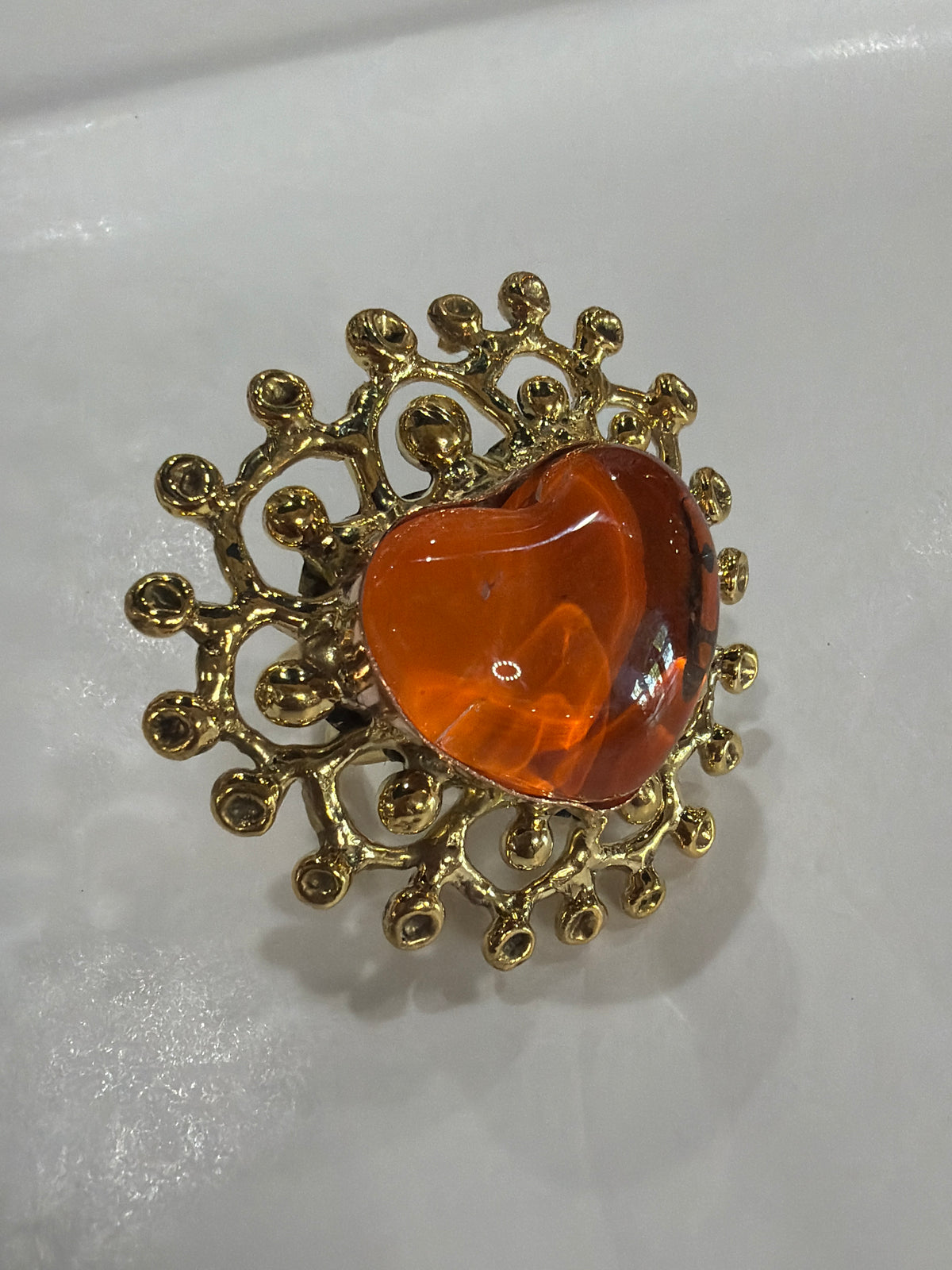 New Orange Sacred Heart Jewelry Collection