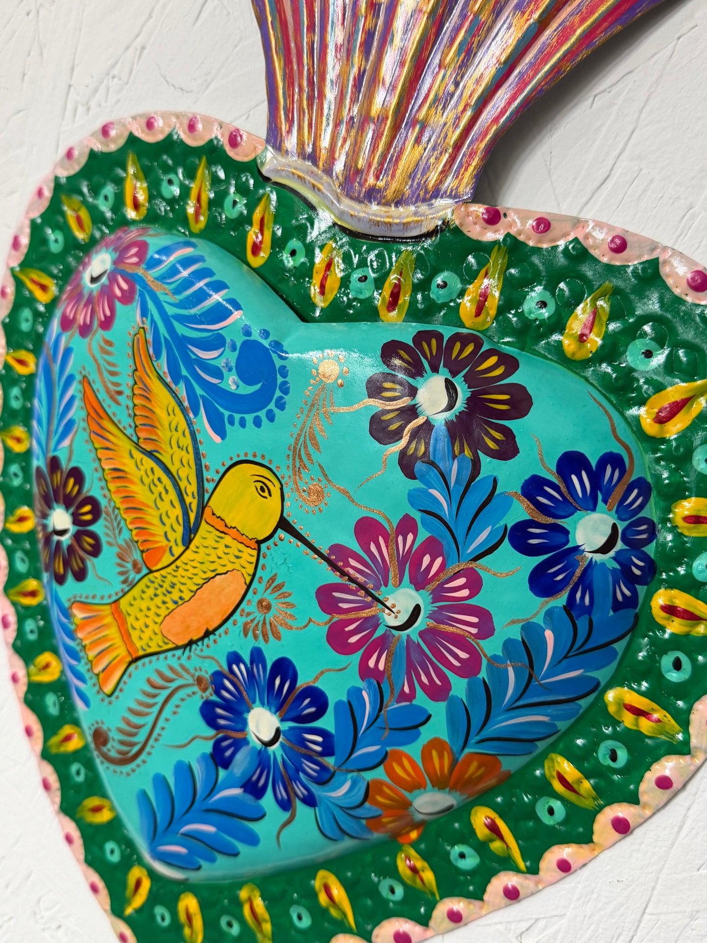 Corazón Hand Painted Mediano
