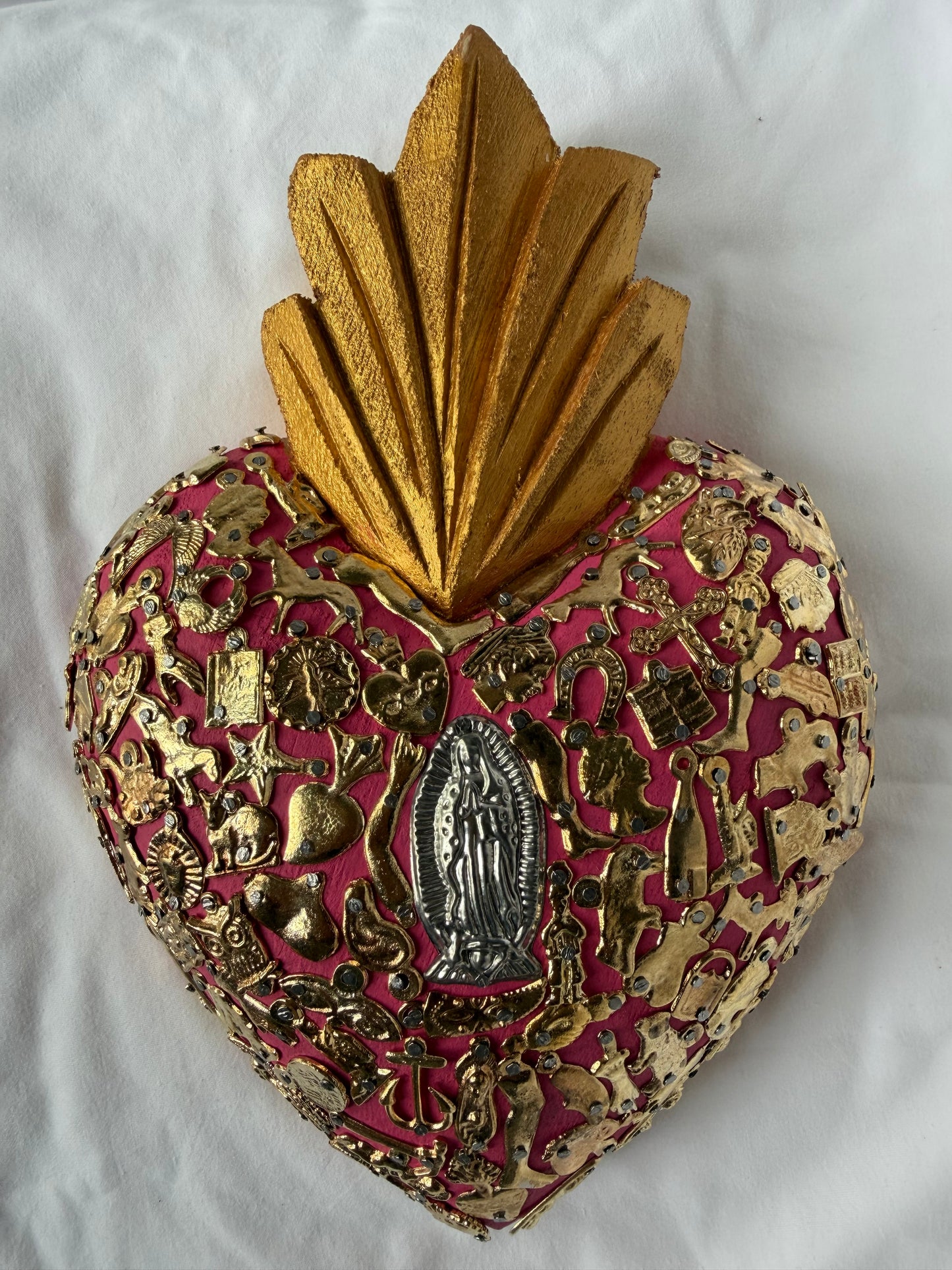 Milagro Sacred Heart - Handmade