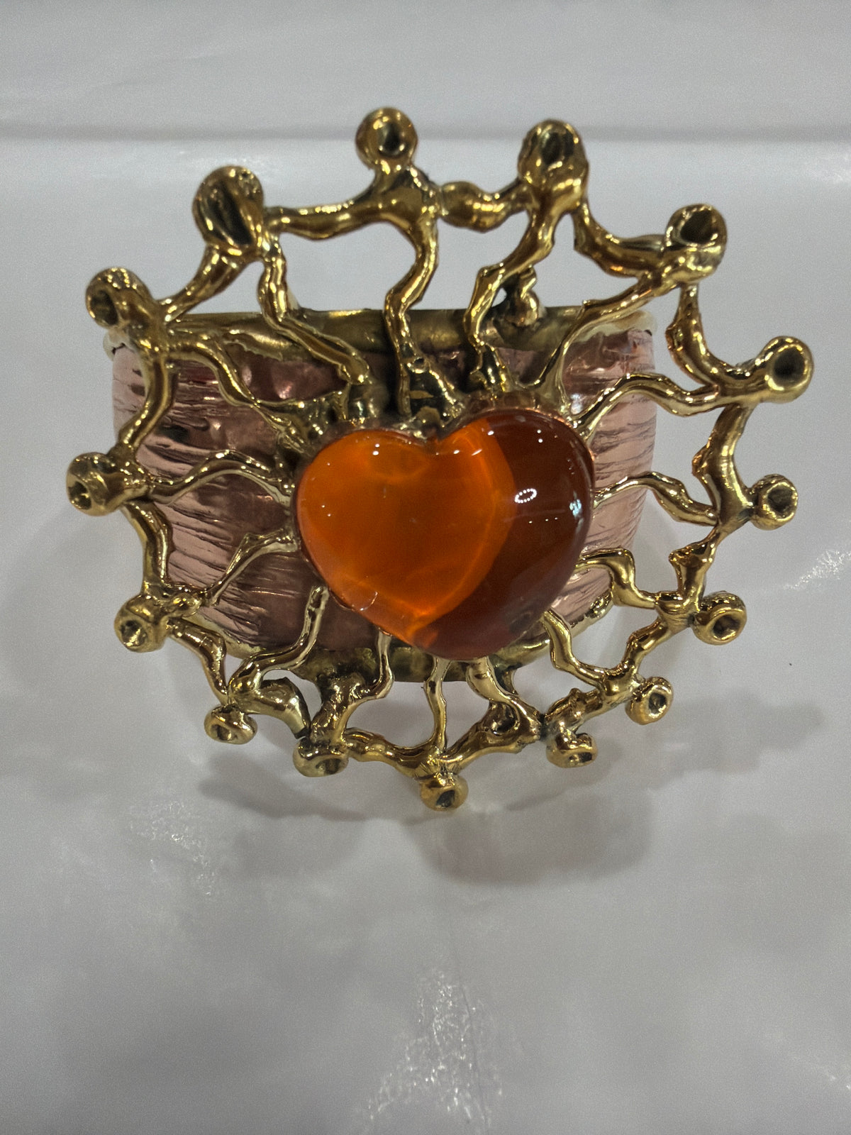 New Orange Sacred Heart Jewelry Collection