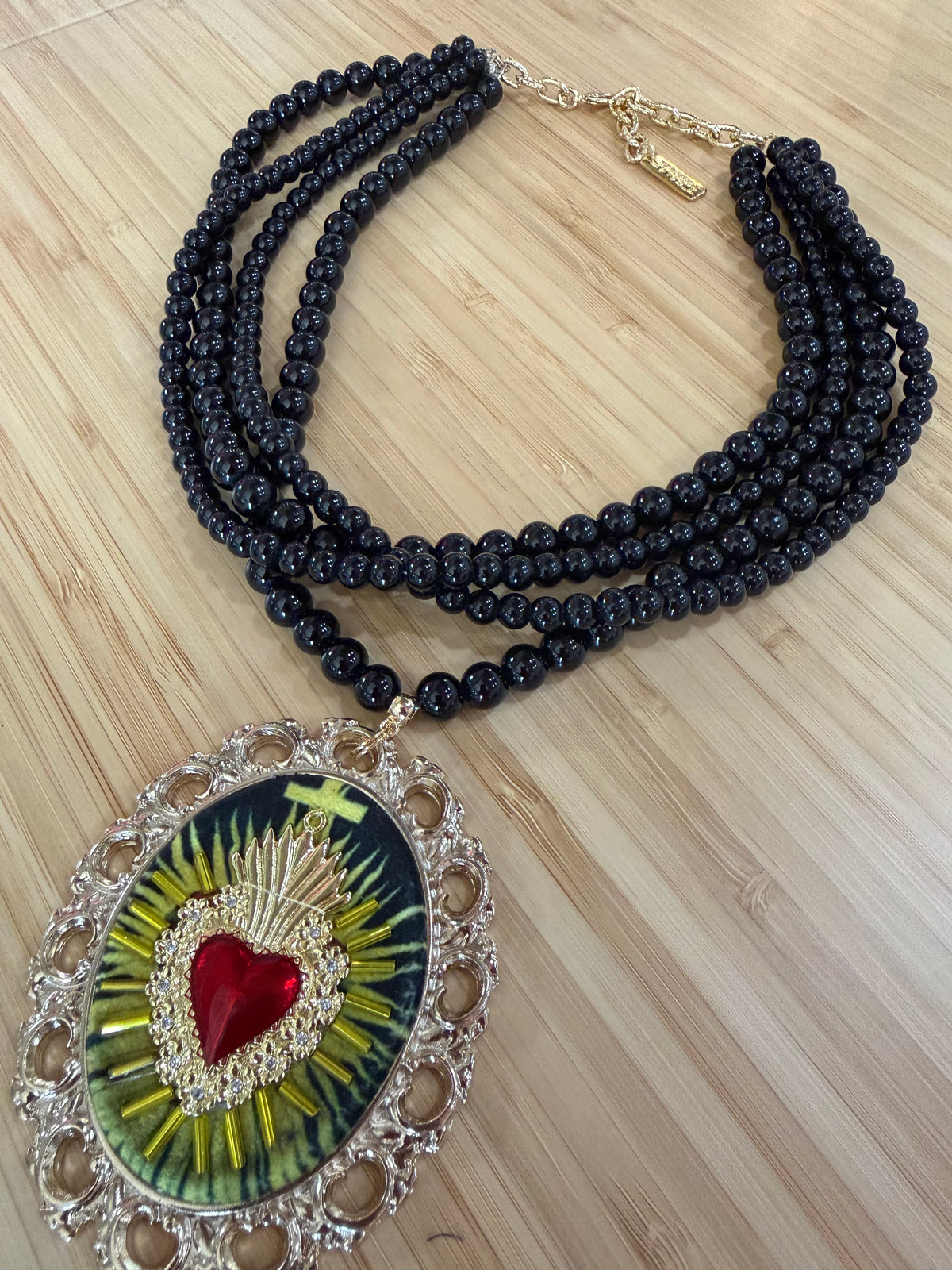 Preorder - Sacred Heart Multi-Strand Necklace