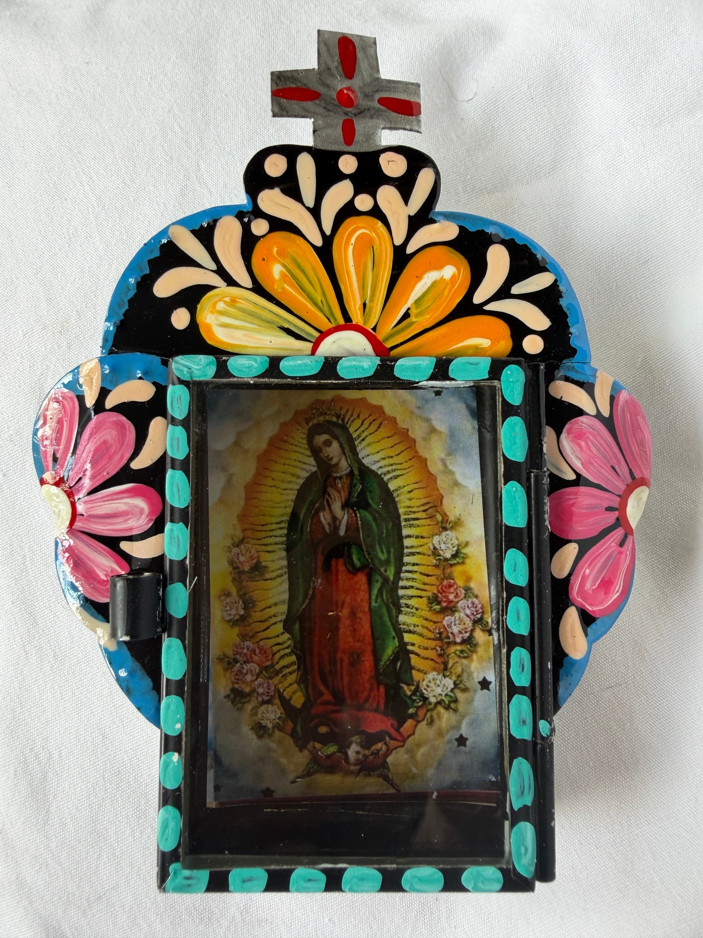 Nicho Shadowbox Hand Painted - Tin Hand-painted