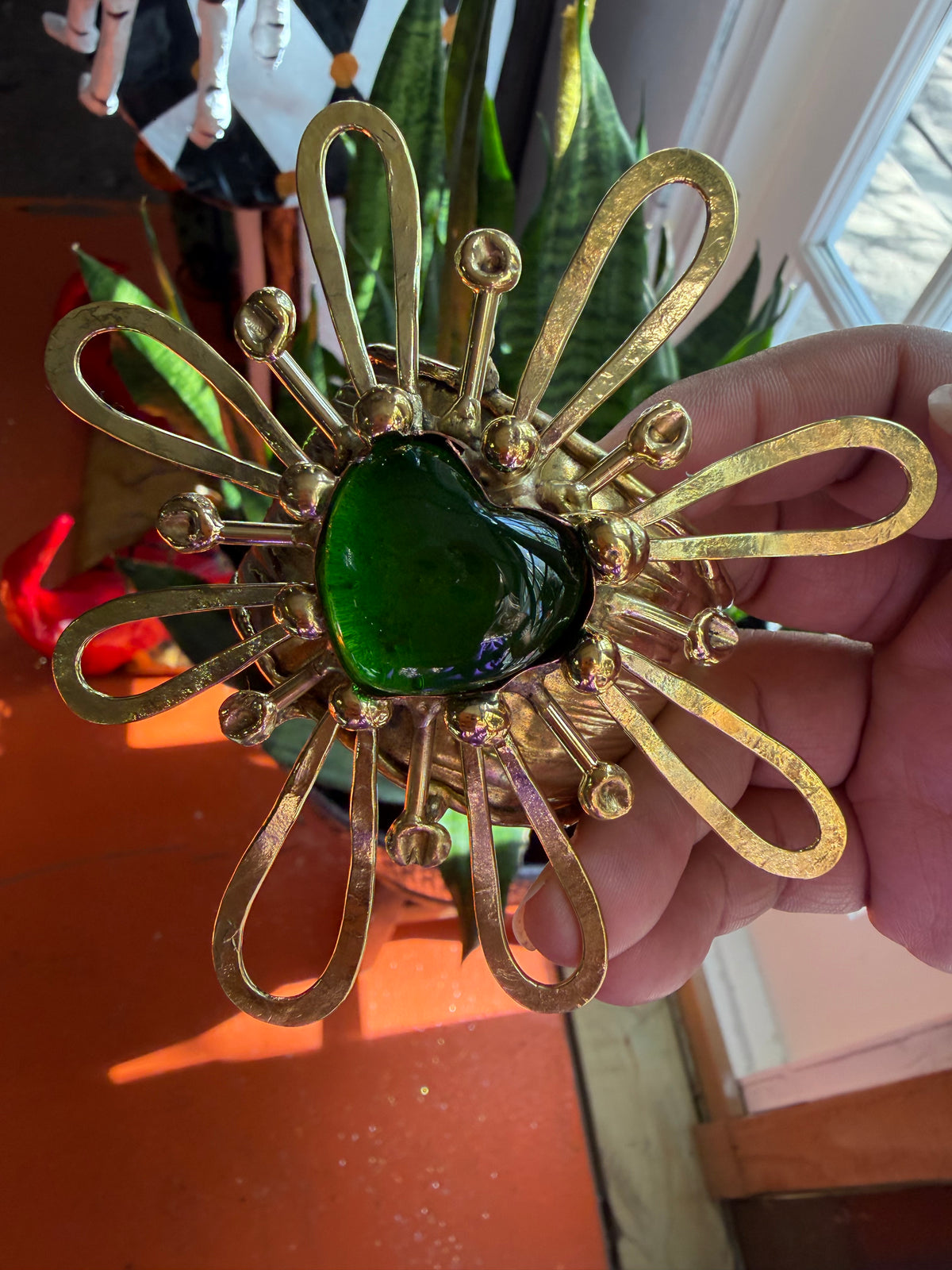 NEW Green Sacred Heart Flower Collection