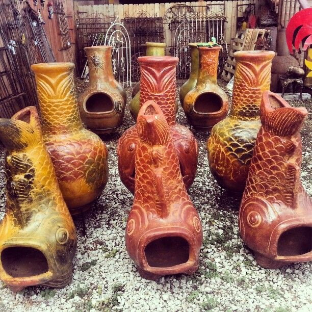 Fish Chimineas Mexican Fire Pits - Coming Soon