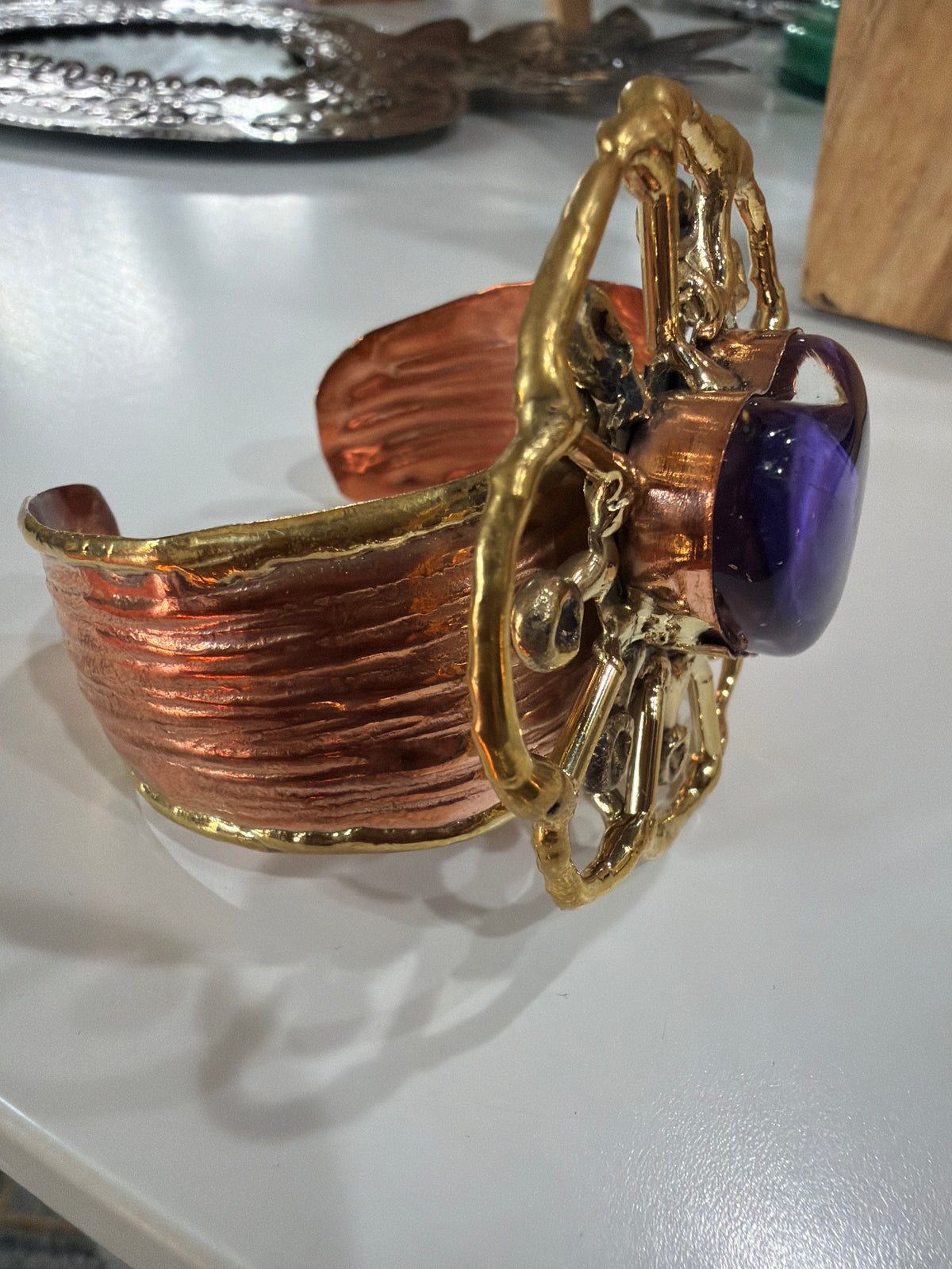 New Purple Sacred Heart Cuff