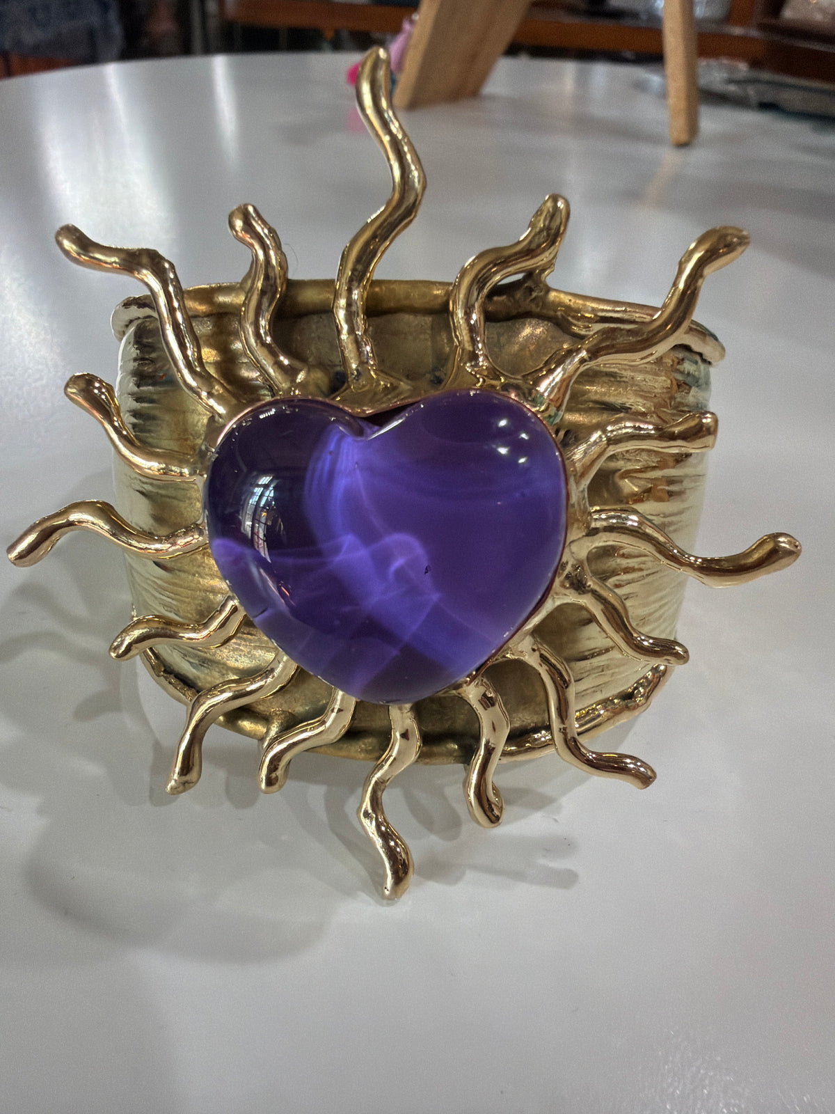 New Purple Sacred Heart Cuff