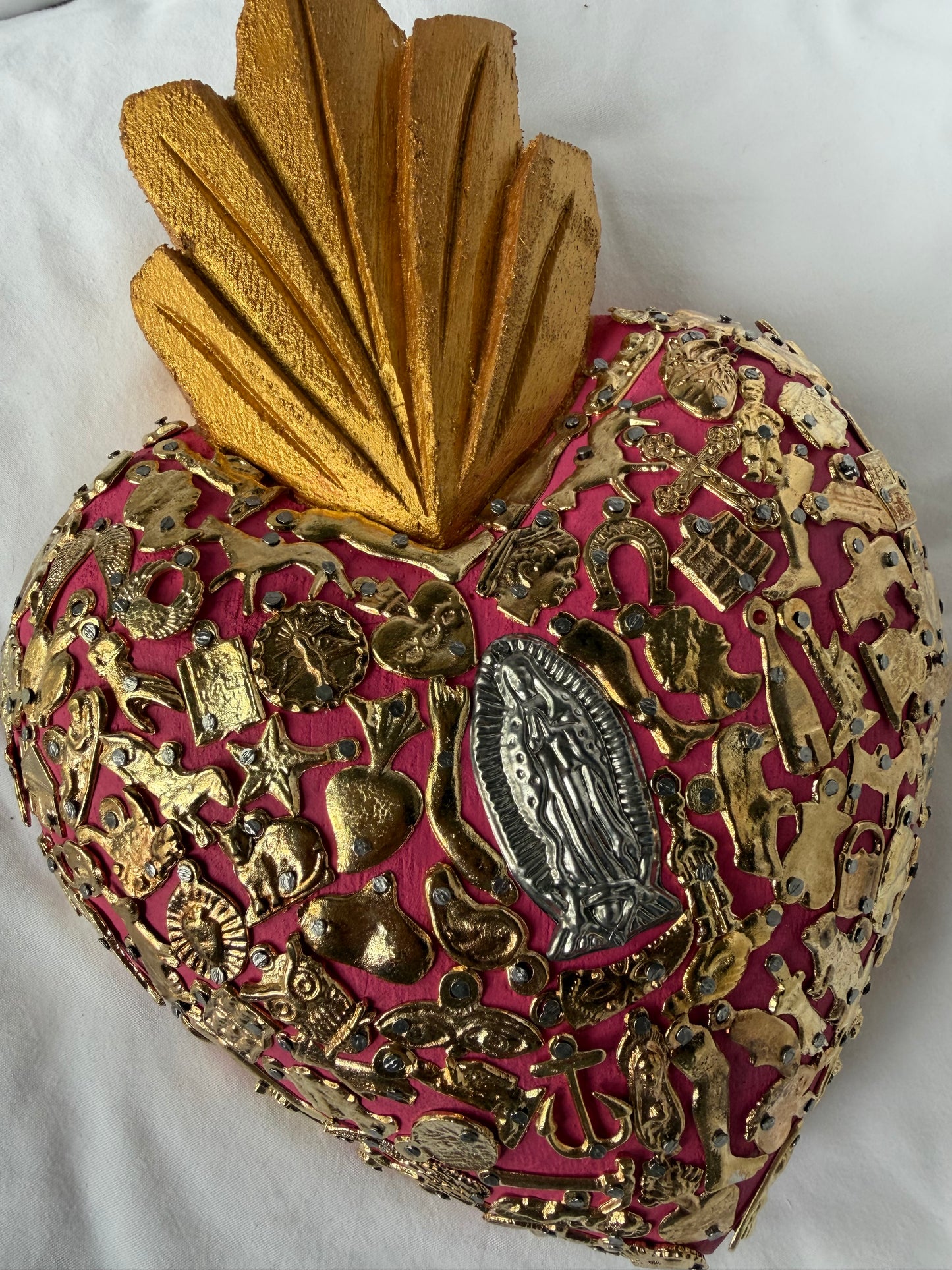 Milagro Sacred Heart - Handmade