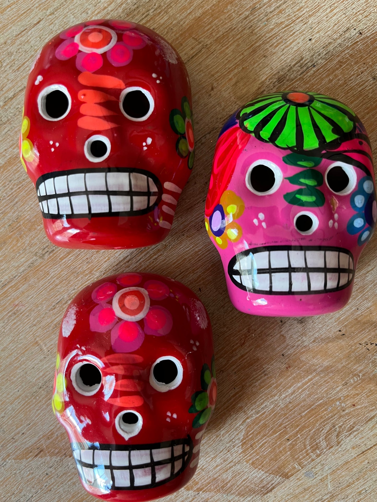 Calavera Ceramic Magnet Skulls