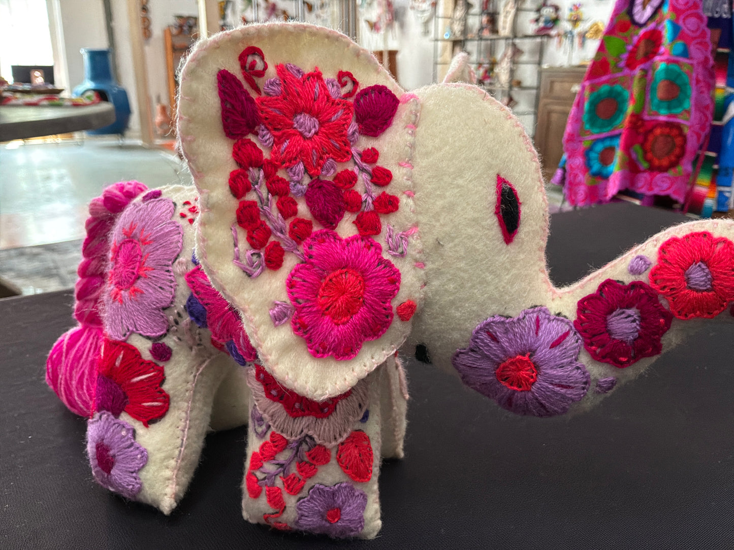 Embroidery Elephant Plushie