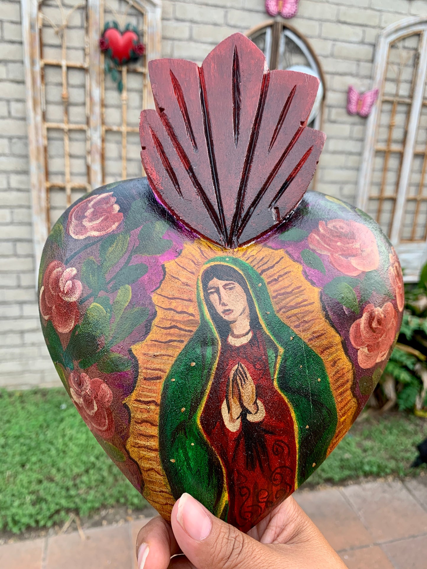La Virgen De Guadalupe Sacred Heart