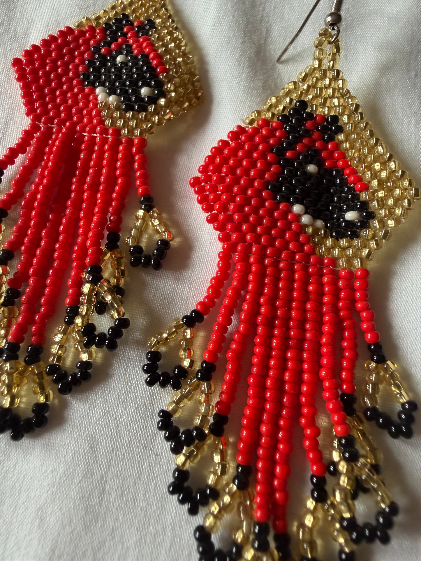 Horse Beaded Earrings