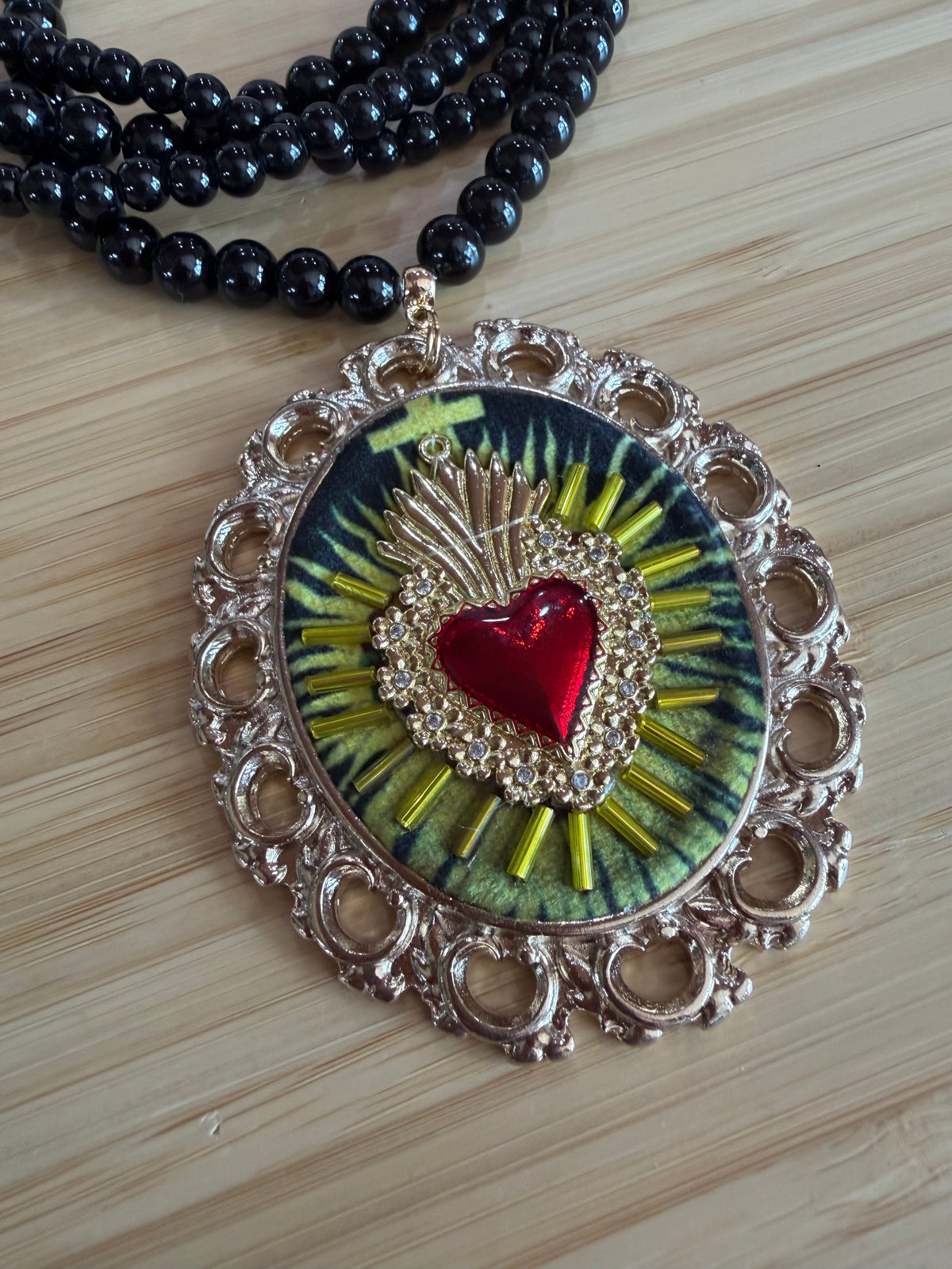 Preorder - Sacred Heart Multi-Strand Necklace