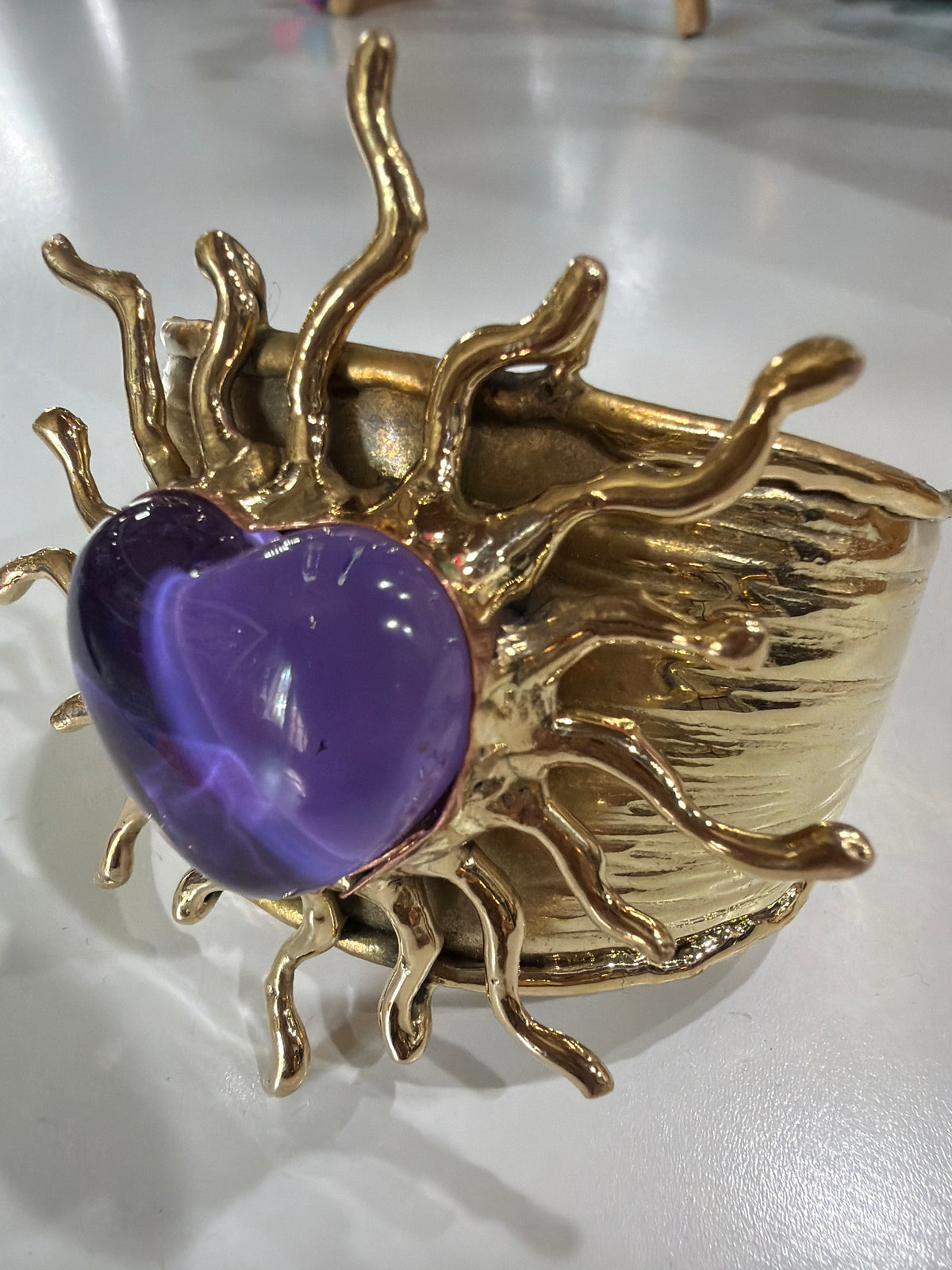 New Purple Sacred Heart Cuff