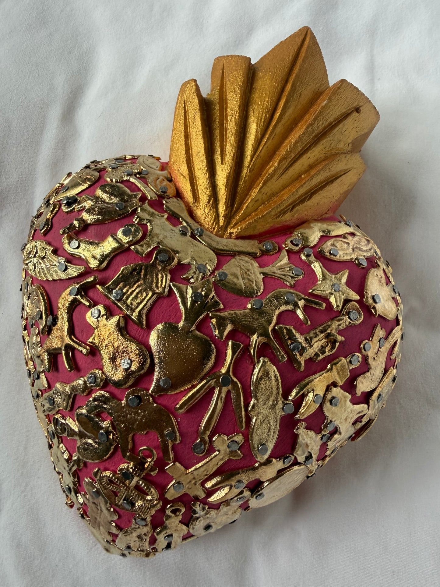 Milagro Sacred Heart - Handmade