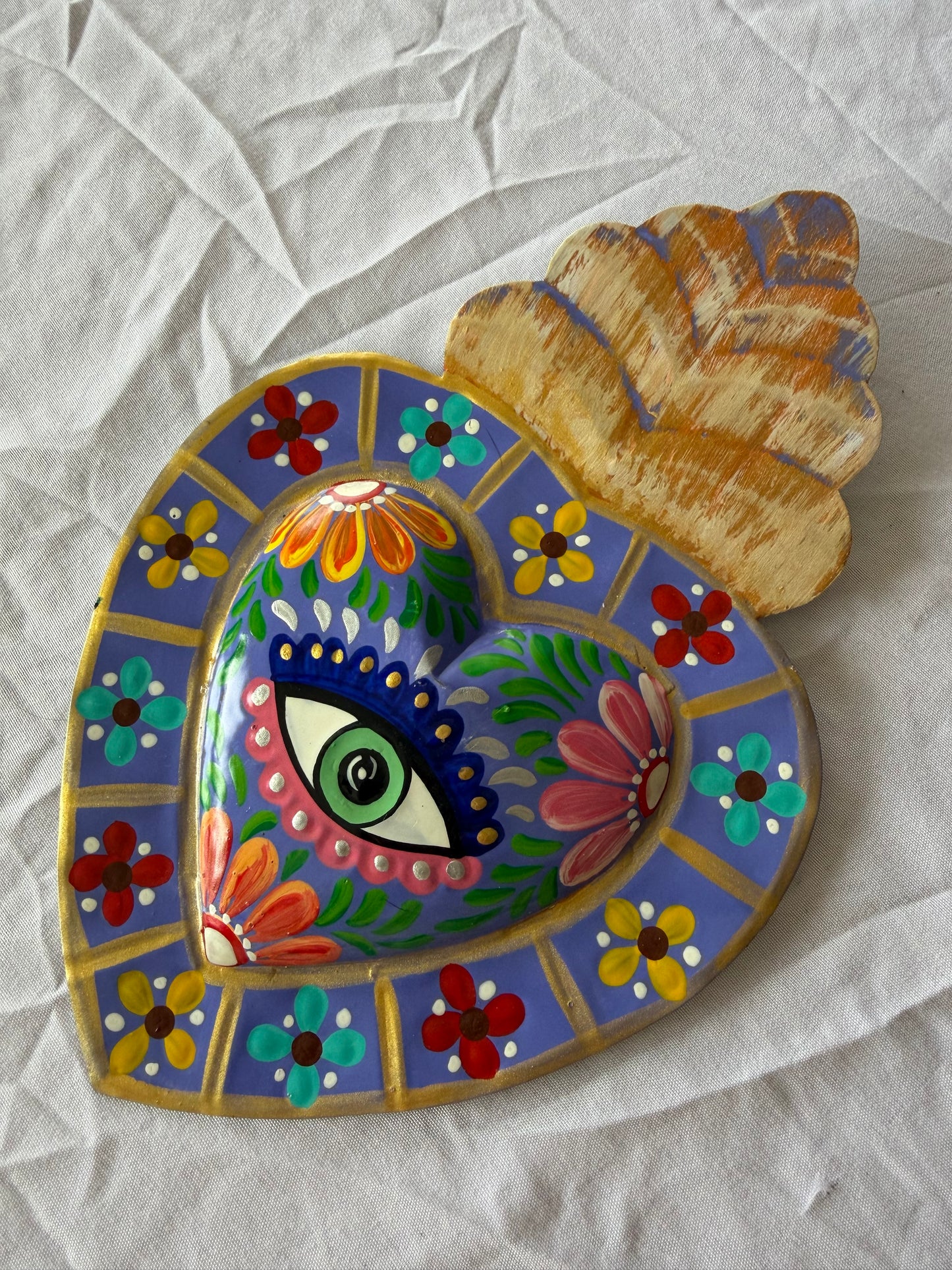 Sacred Heart Ojo Lámina