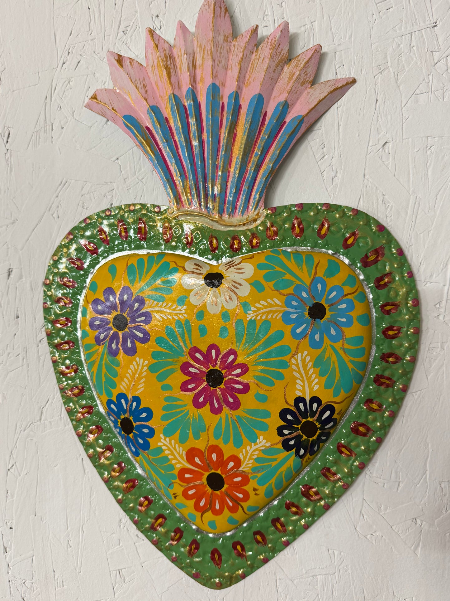 Corazón Hand Painted Mediano