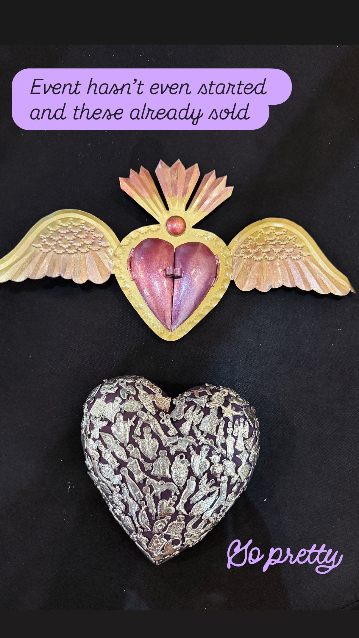 Sacred Heart Wings Mirror